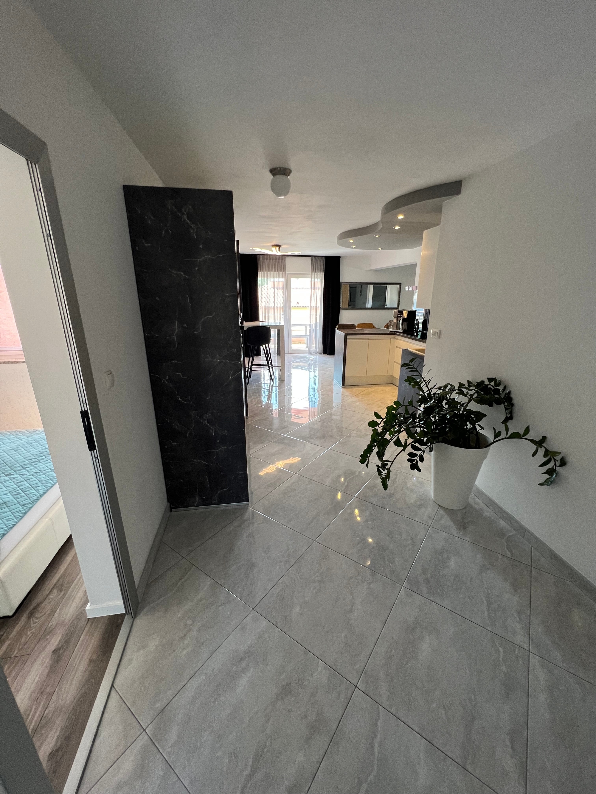Three bedroom apartment with terrace and sea view Klenovica, Novi Vinodolski  A-a