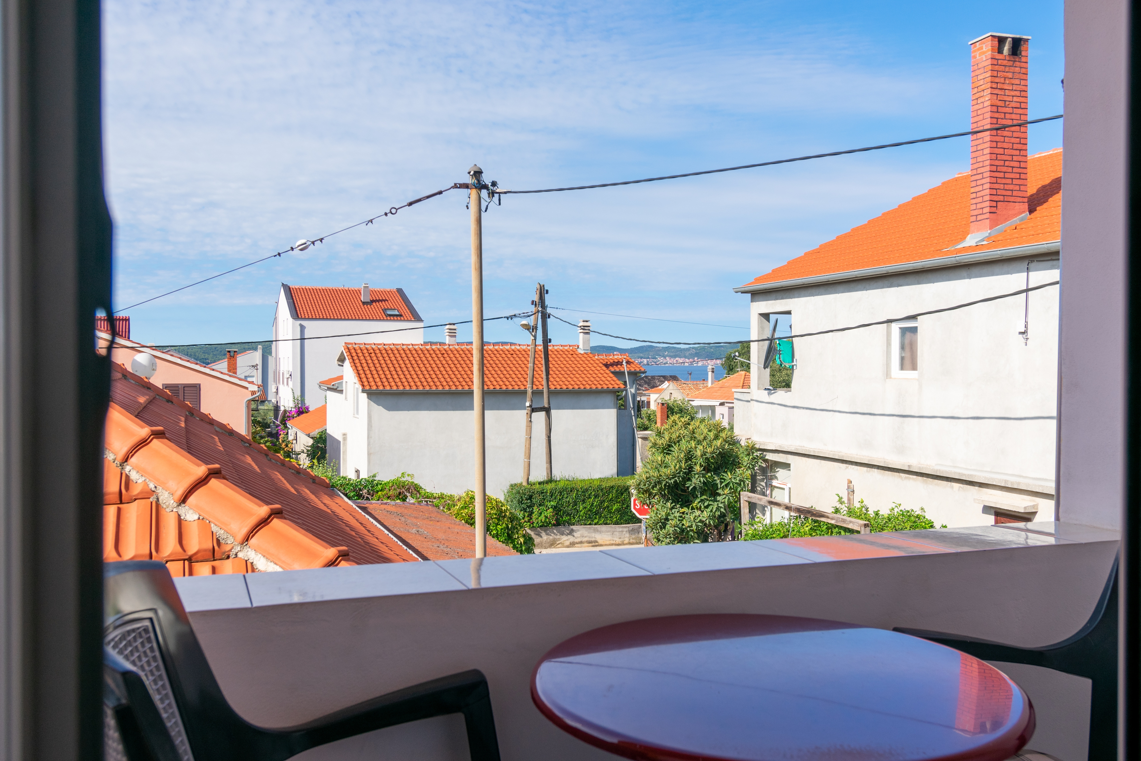 Two bedroom apartment with balcony and sea view Bibinje, Zadar  A-a