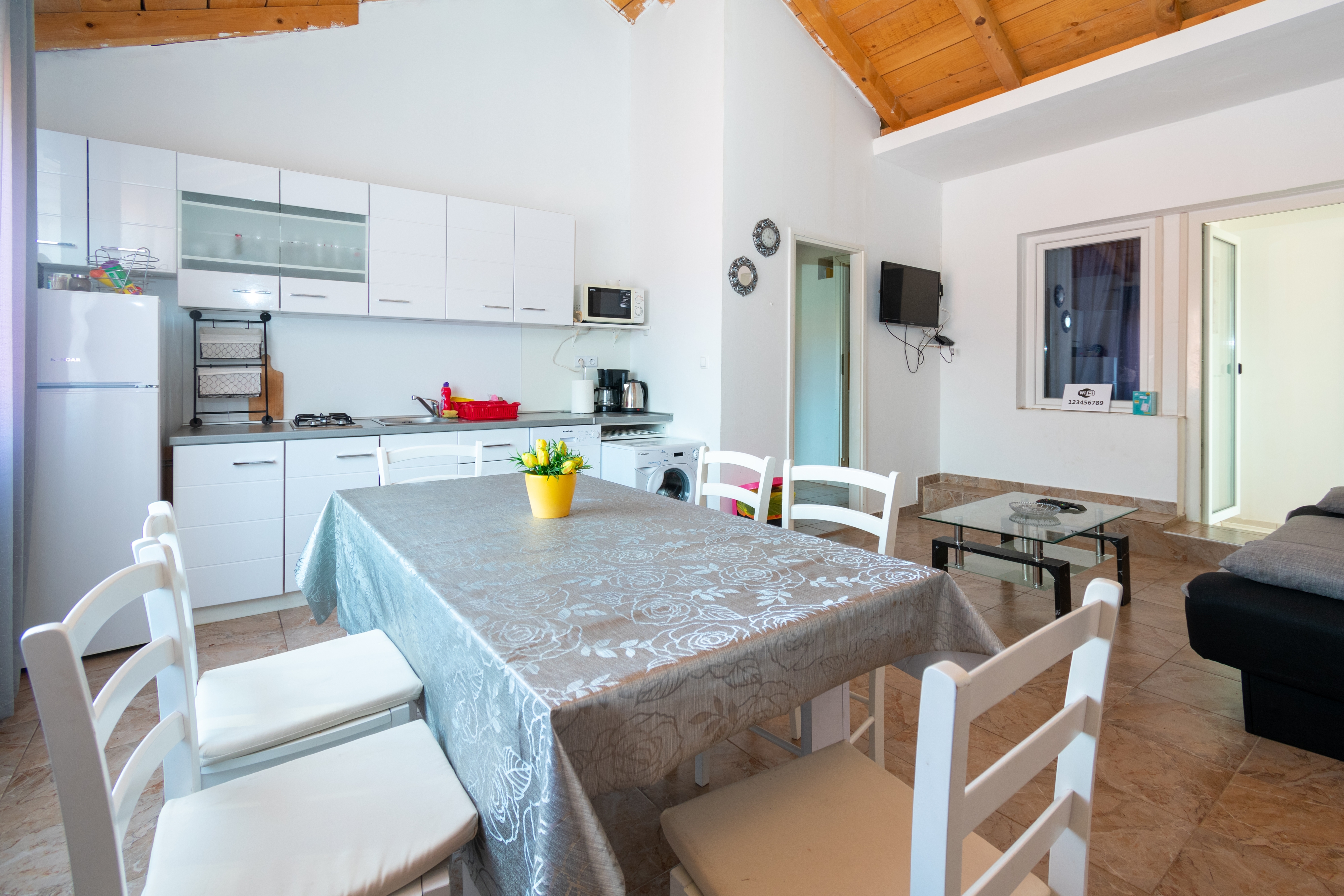 Two bedroom apartment with balcony and sea view Bibinje, Zadar  A-a
