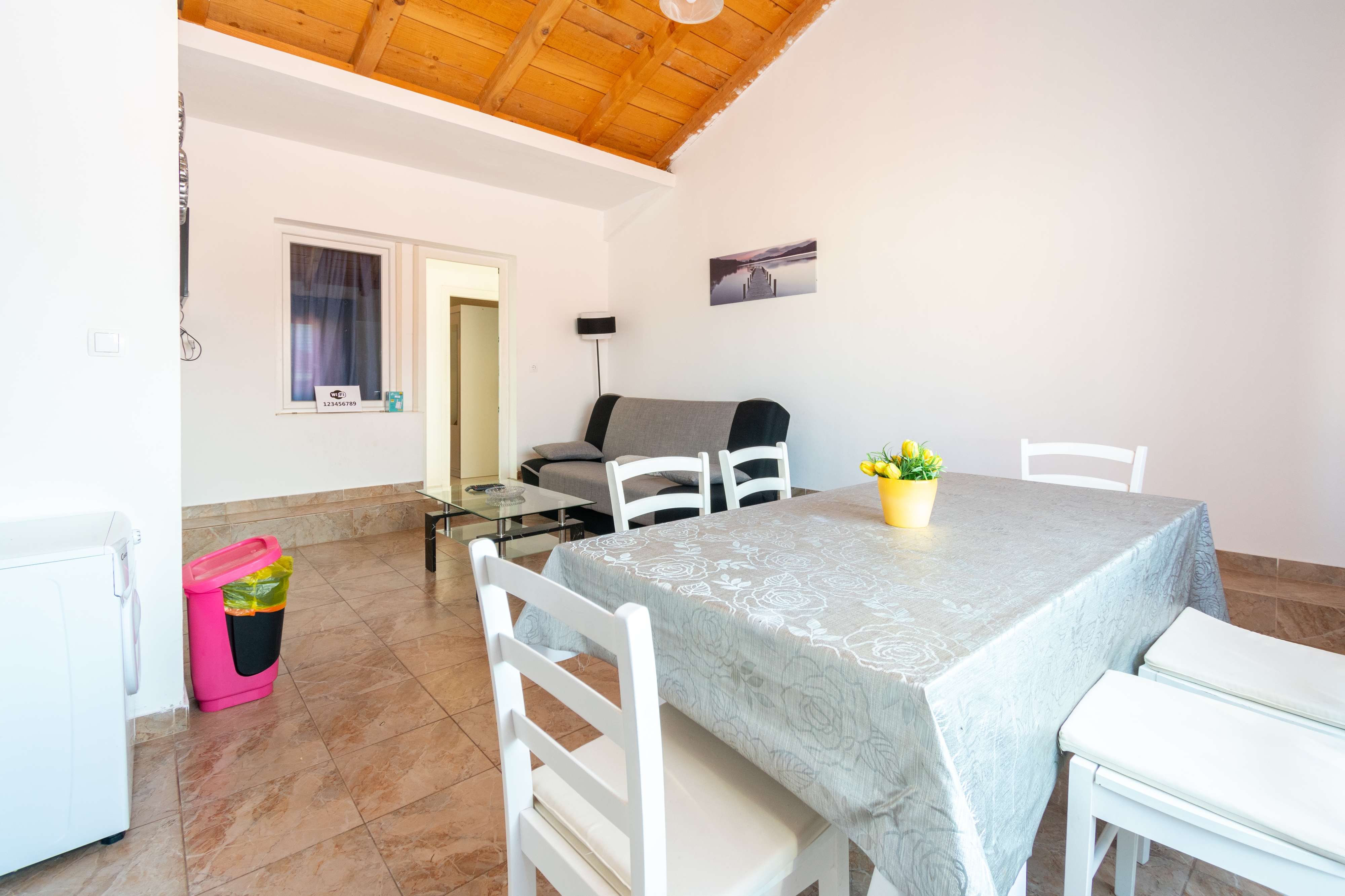 Two bedroom apartment with balcony and sea view Bibinje, Zadar  A-a