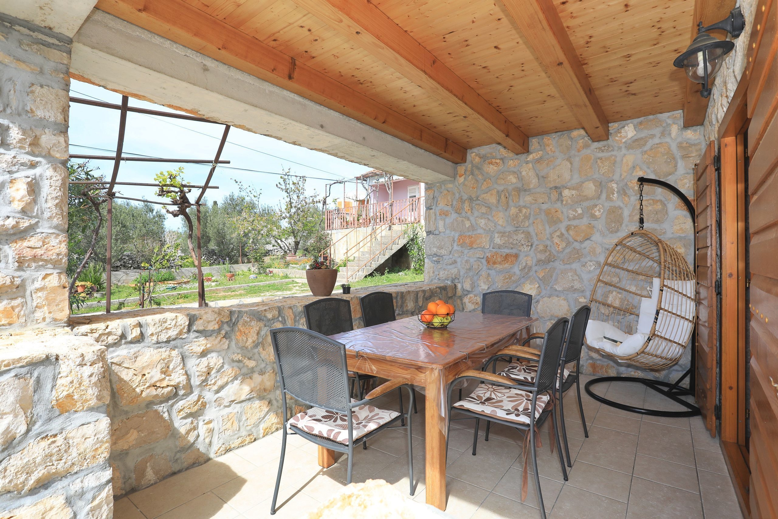 Two bedroom house with terrace Sukošan, Zadar  K