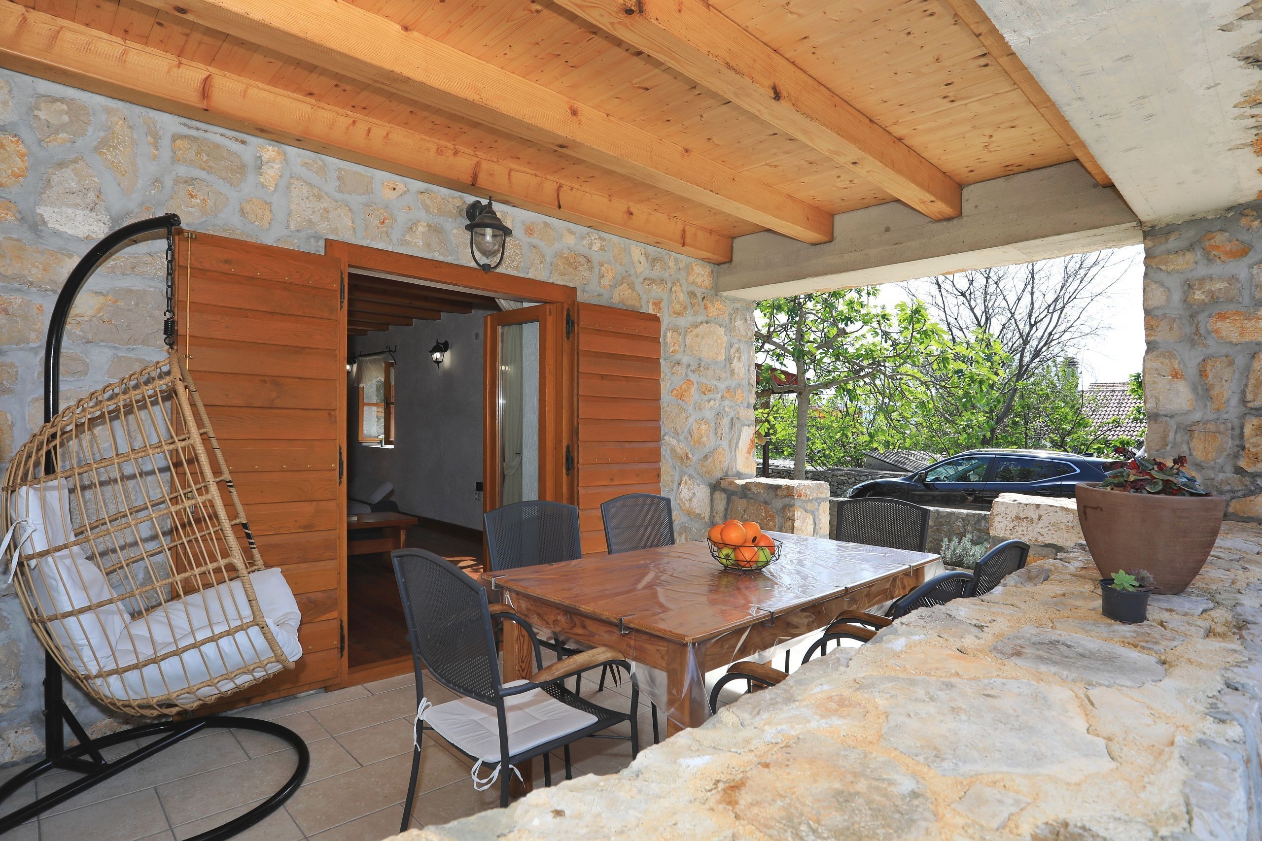 Two bedroom house with terrace Sukošan, Zadar  K