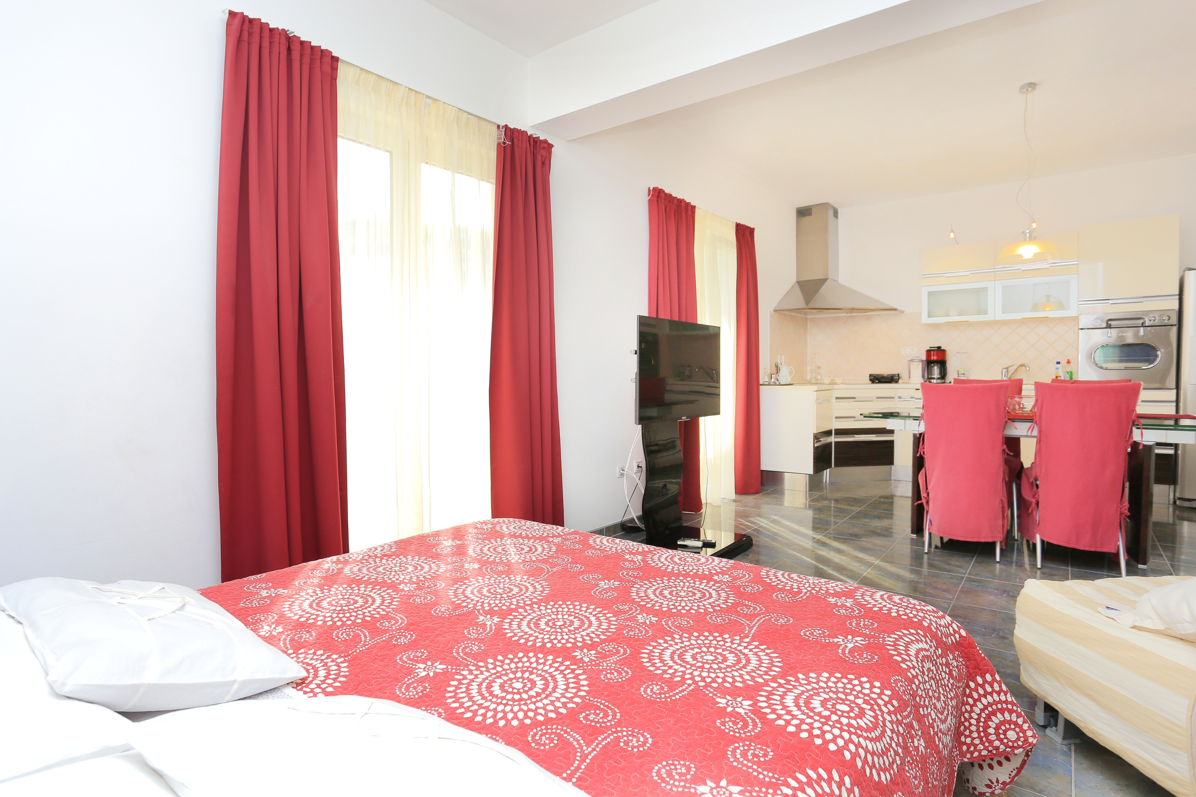 Studio flat near beach Sumpetar, Omiš (AS-18286-b)