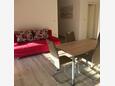 Obývací pokoj Punat, Obývací pokoj v ubytování typu apartment, s klimatizací a WiFi.