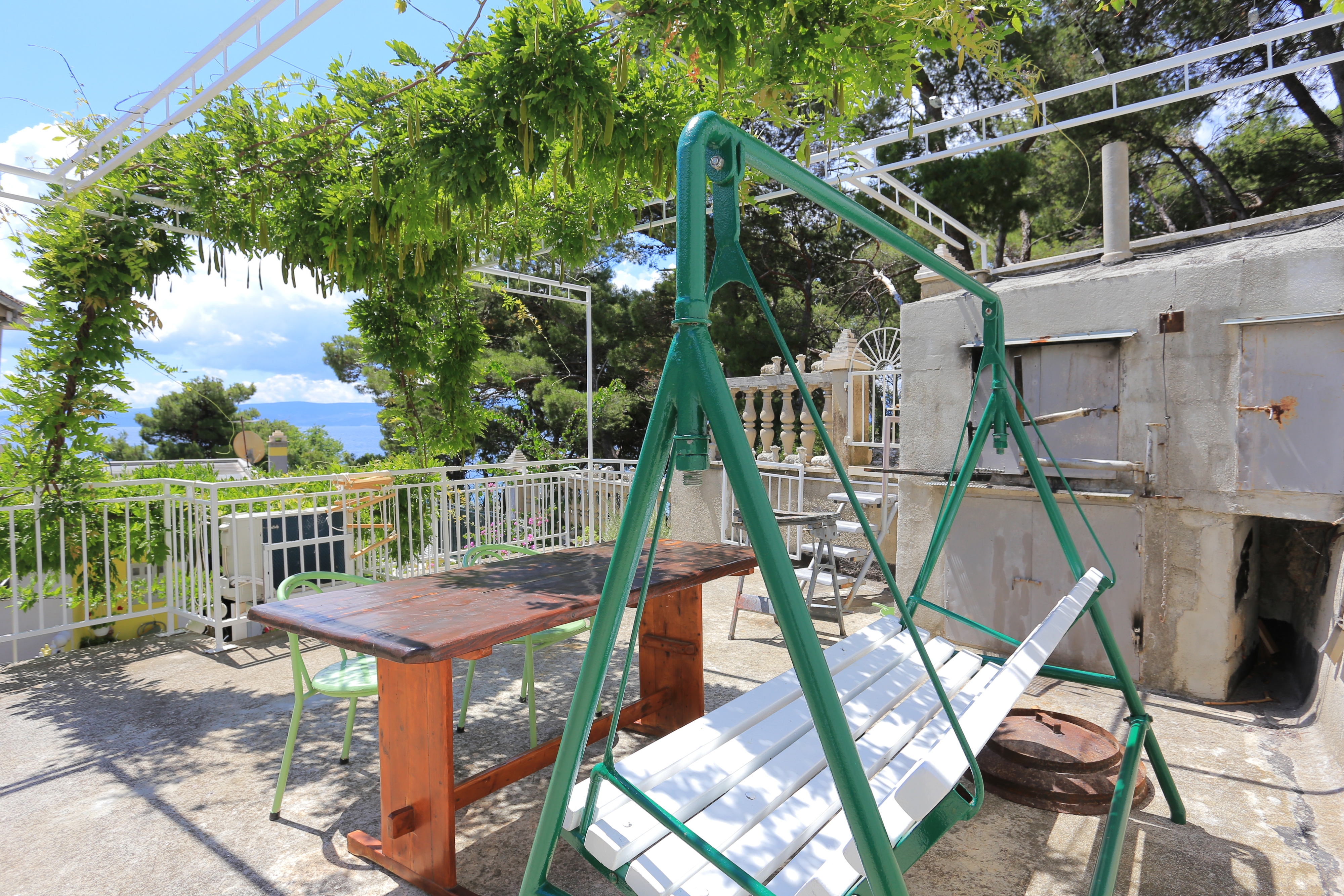 One bedroom apartment with terrace and sea view Duće, Omiš  A-a