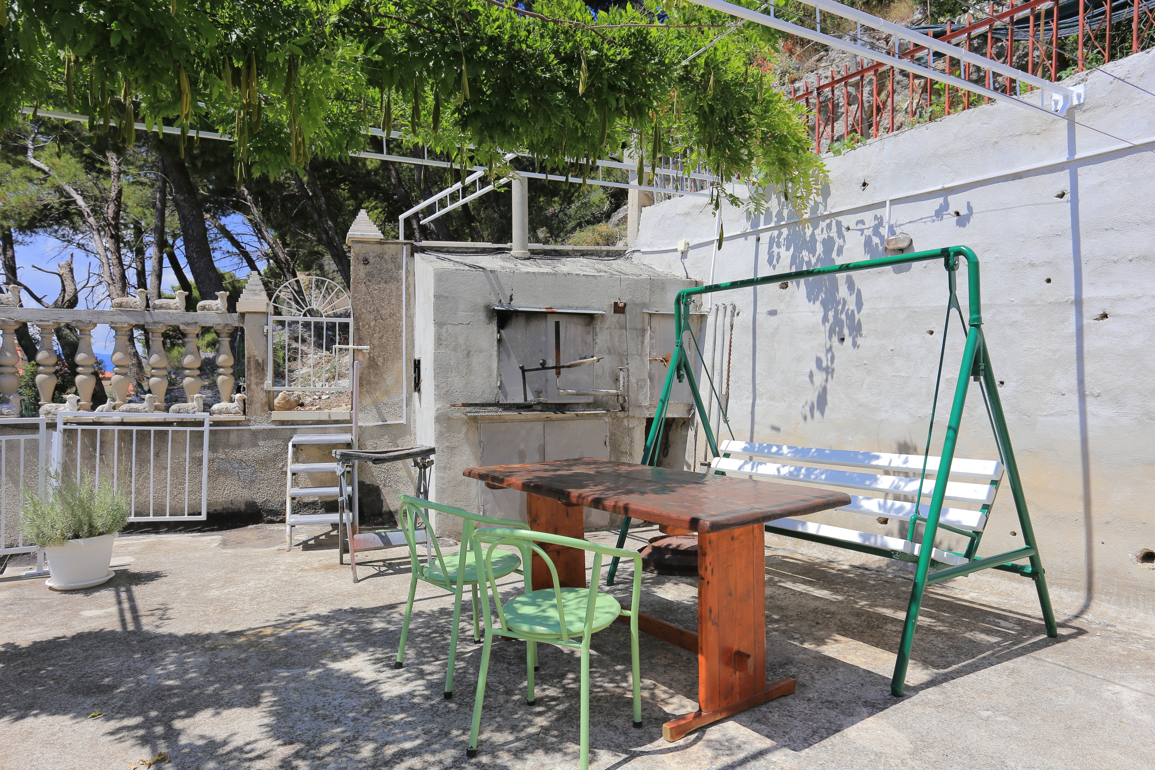 One bedroom apartment with terrace and sea view Duće, Omiš  A-a