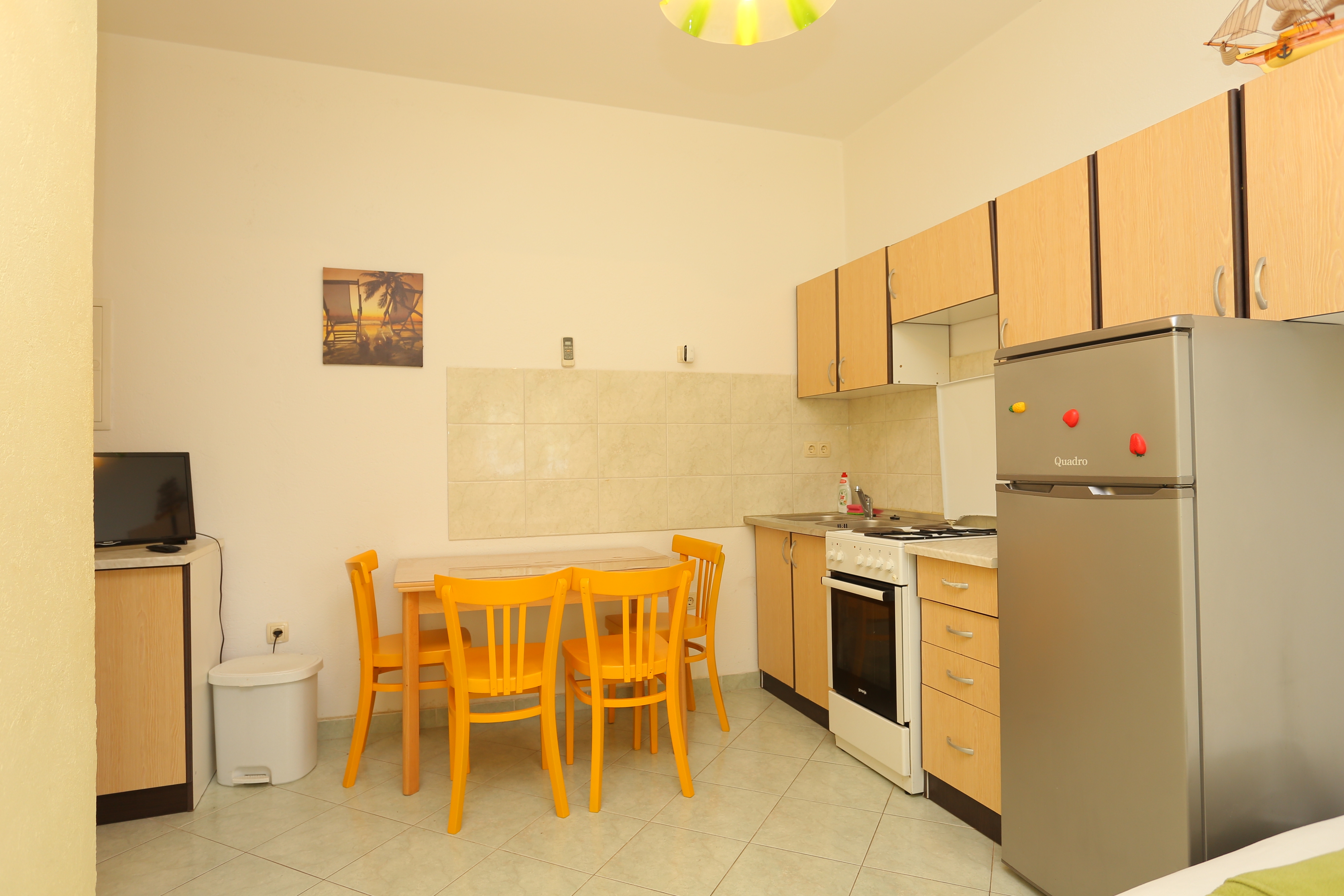 One bedroom apartment with terrace and sea view Duće, Omiš (A-18302-b)