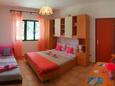 Schlafzimmer 1 Orebić, Schlafzimmer 1 in folgender Unterkunftsart apartment, Klimaanlage vorhanden, Haustiere erlaubt und WiFi.