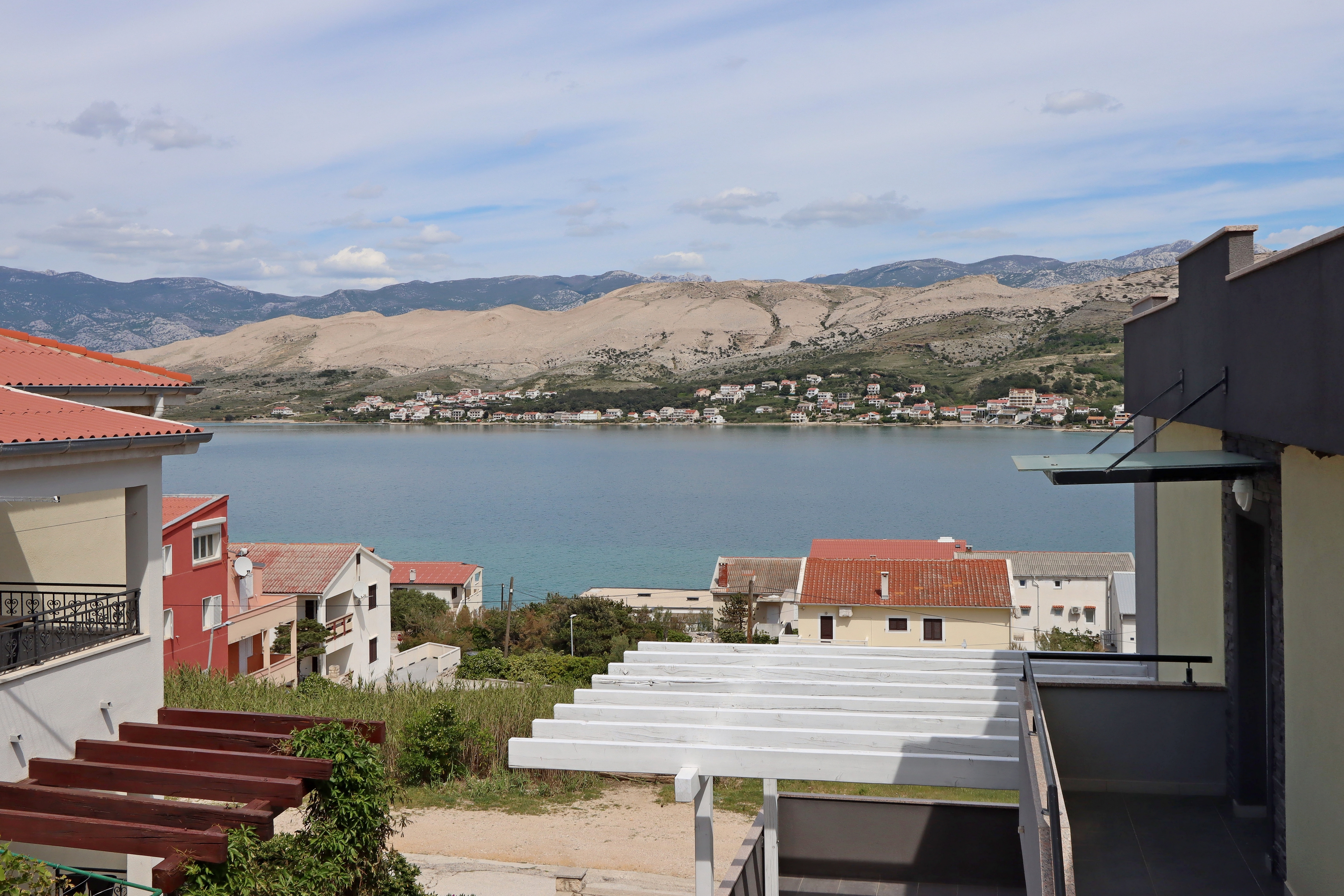 Two bedroom apartment with terrace and sea view Pag  A-b