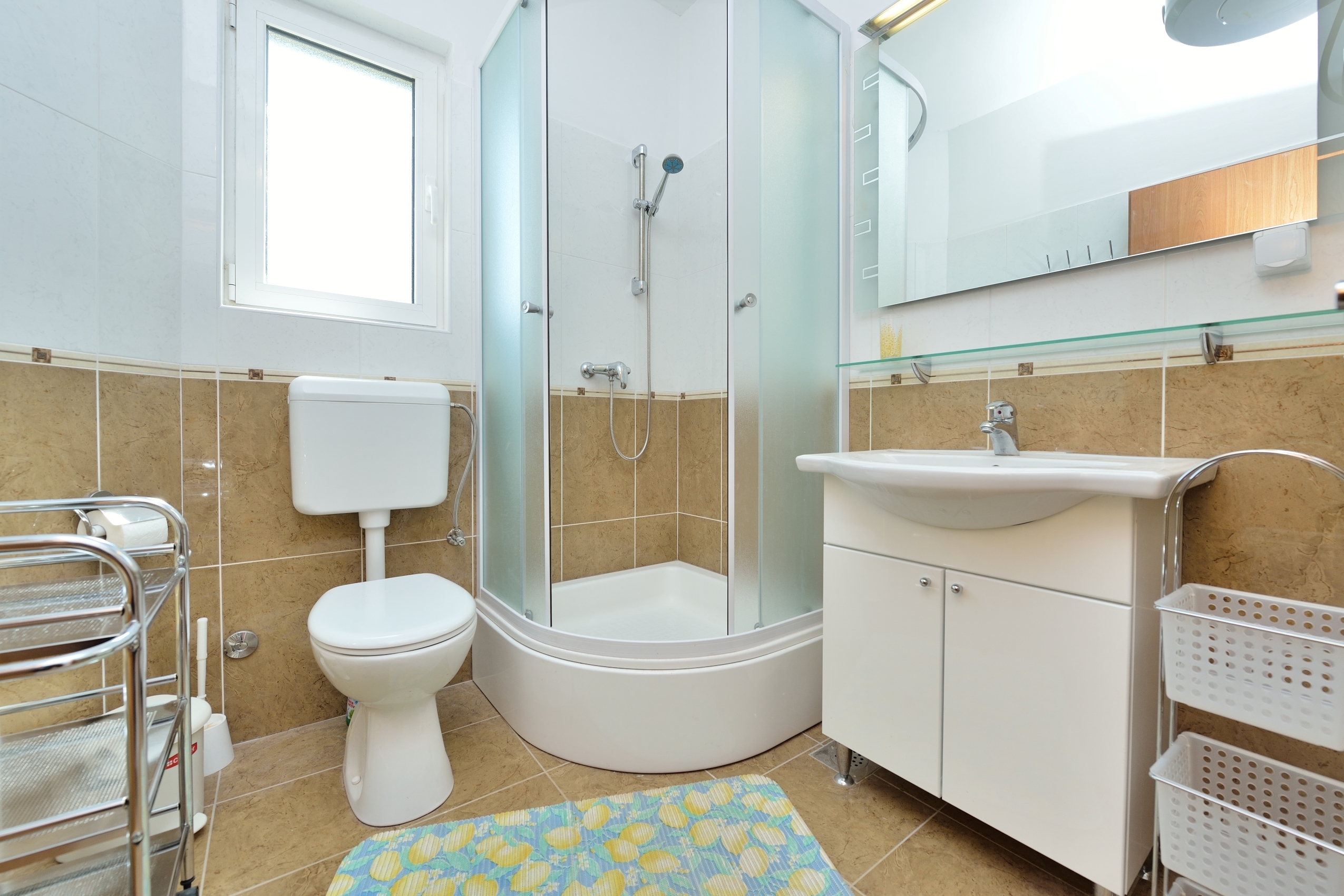 One bedroom apartment with terrace and sea view Cove Ljubljeva, Trogir  A-b