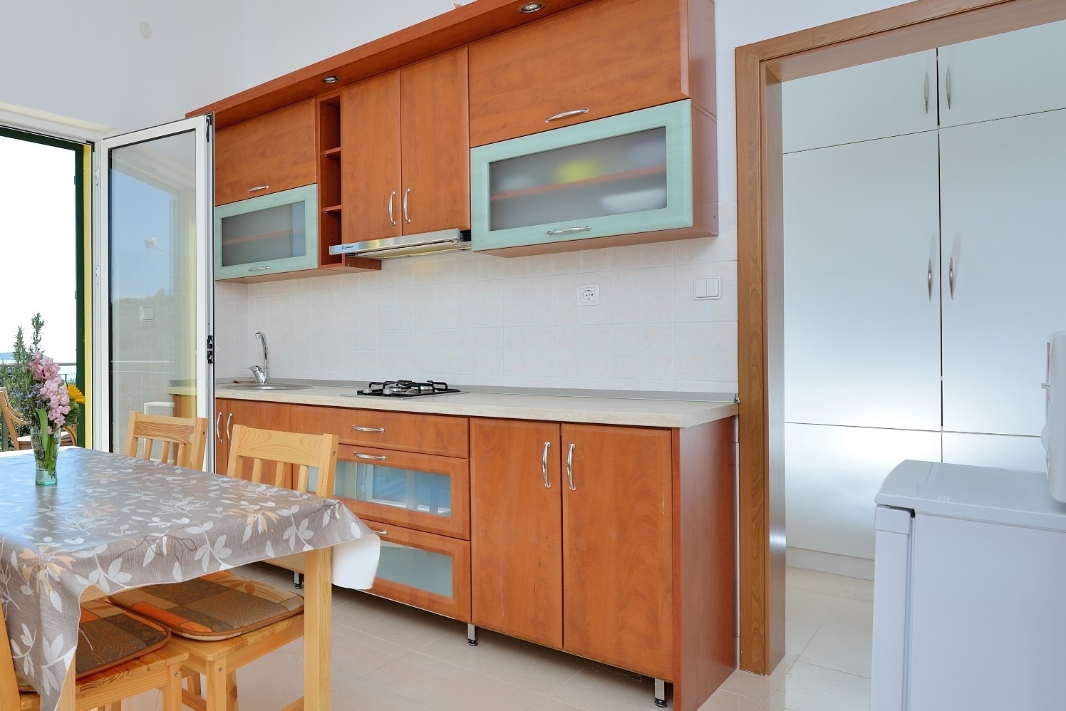 One bedroom apartment with terrace and sea view Cove Ljubljeva, Trogir  A-b