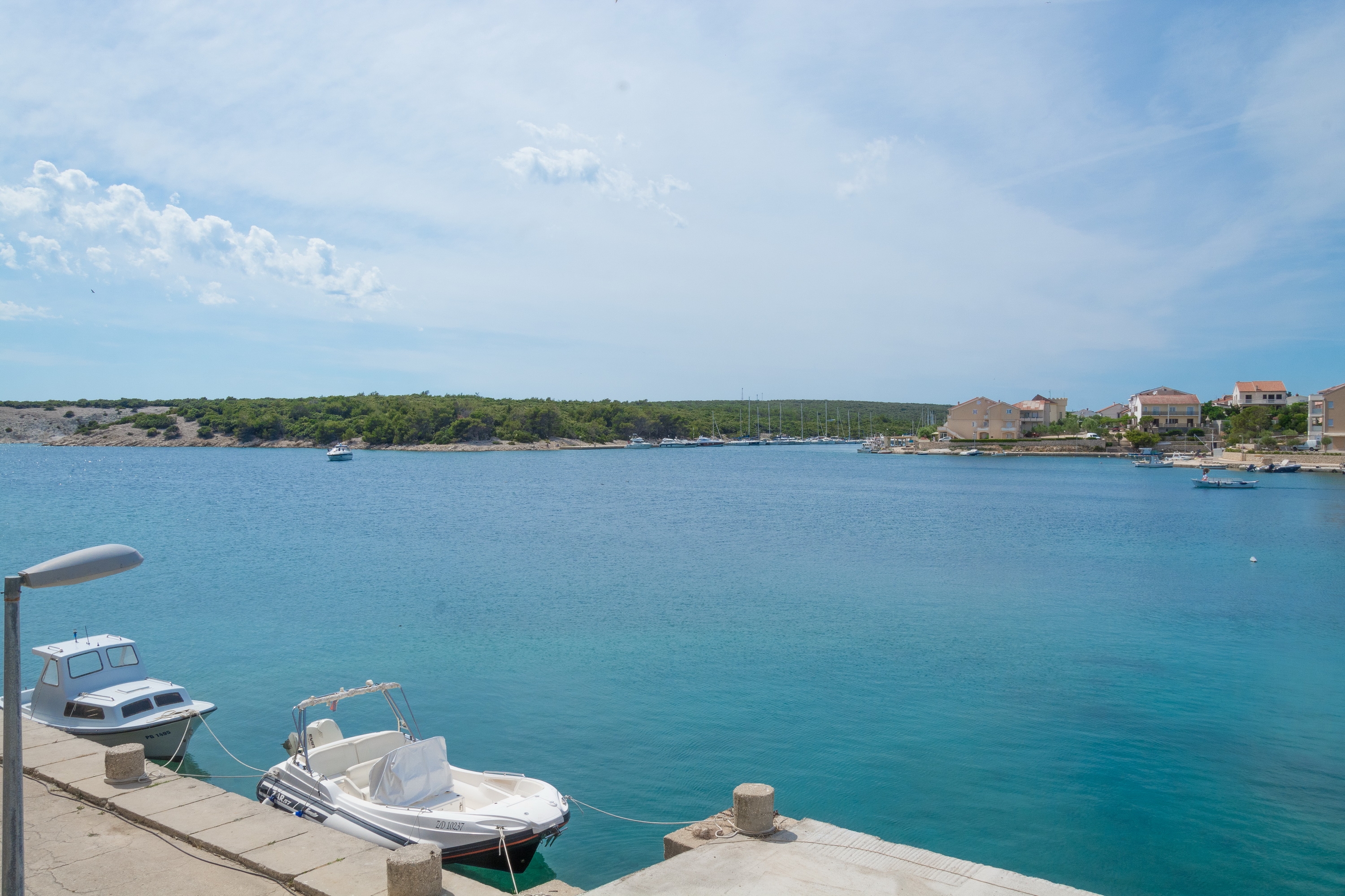 Two bedroom apartment with balcony and sea view Šimuni, Pag  A-a