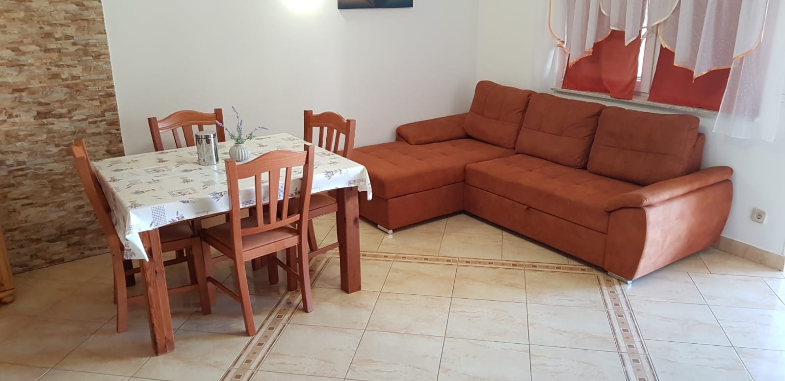 Two bedroom apartment with terrace Vir (A-18407-a)