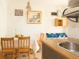 Dining room Bibinje, Dining room in the studio-apartment, (pet friendly) and WiFi.