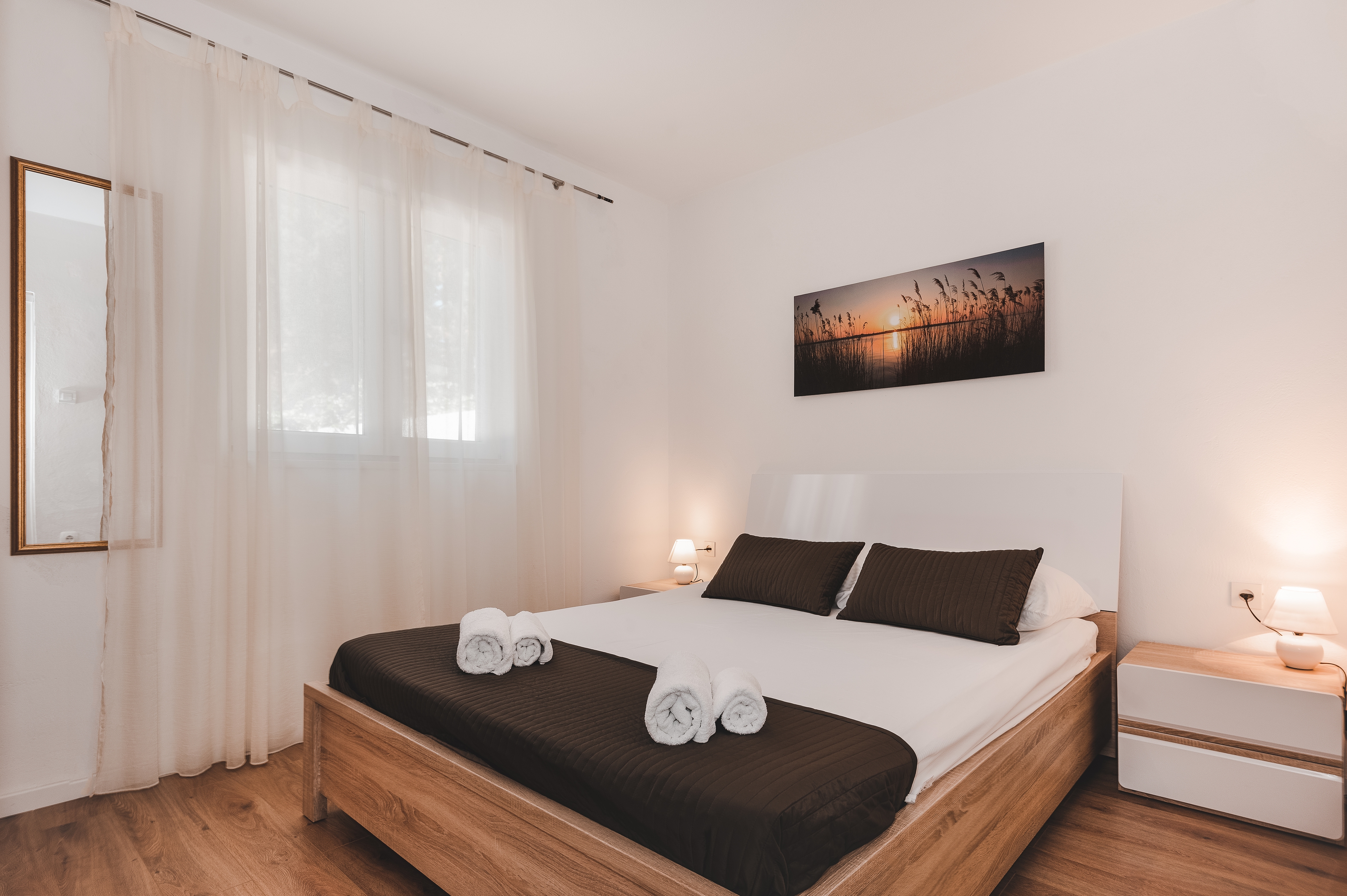 Three bedroom apartment with terrace and sea view Molat  A-a