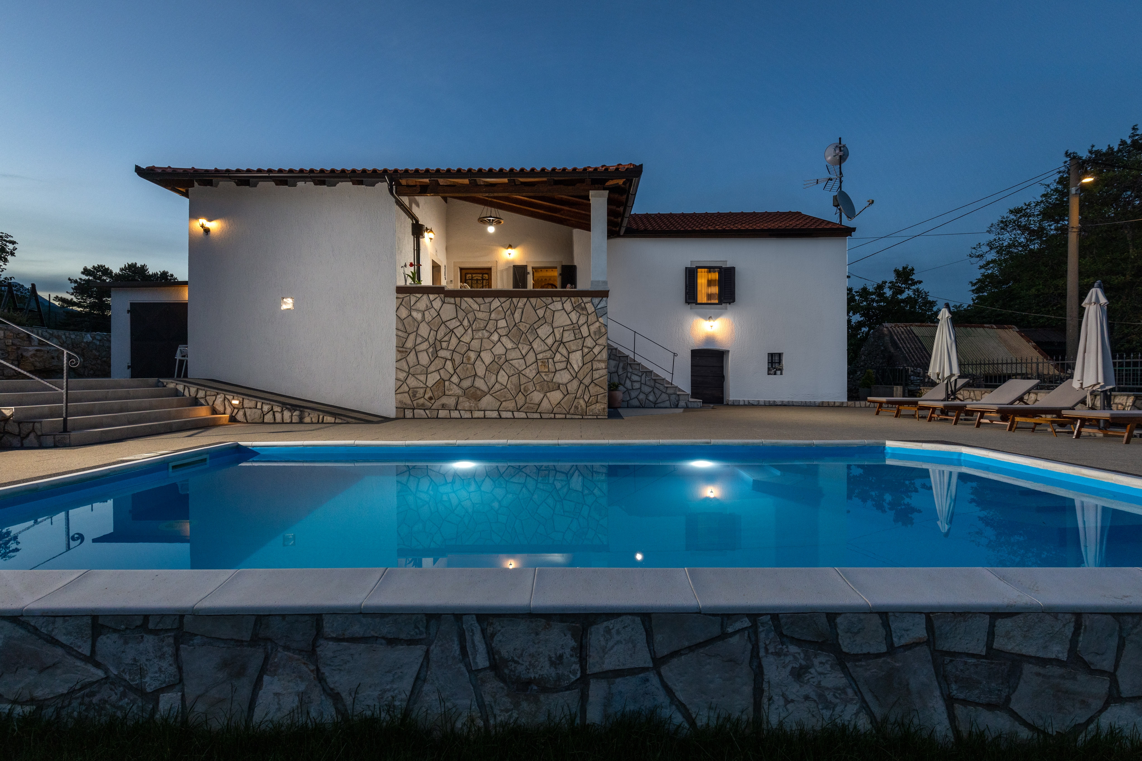 Two bedroom house with terrace Rošići, Opatija (K-18442)