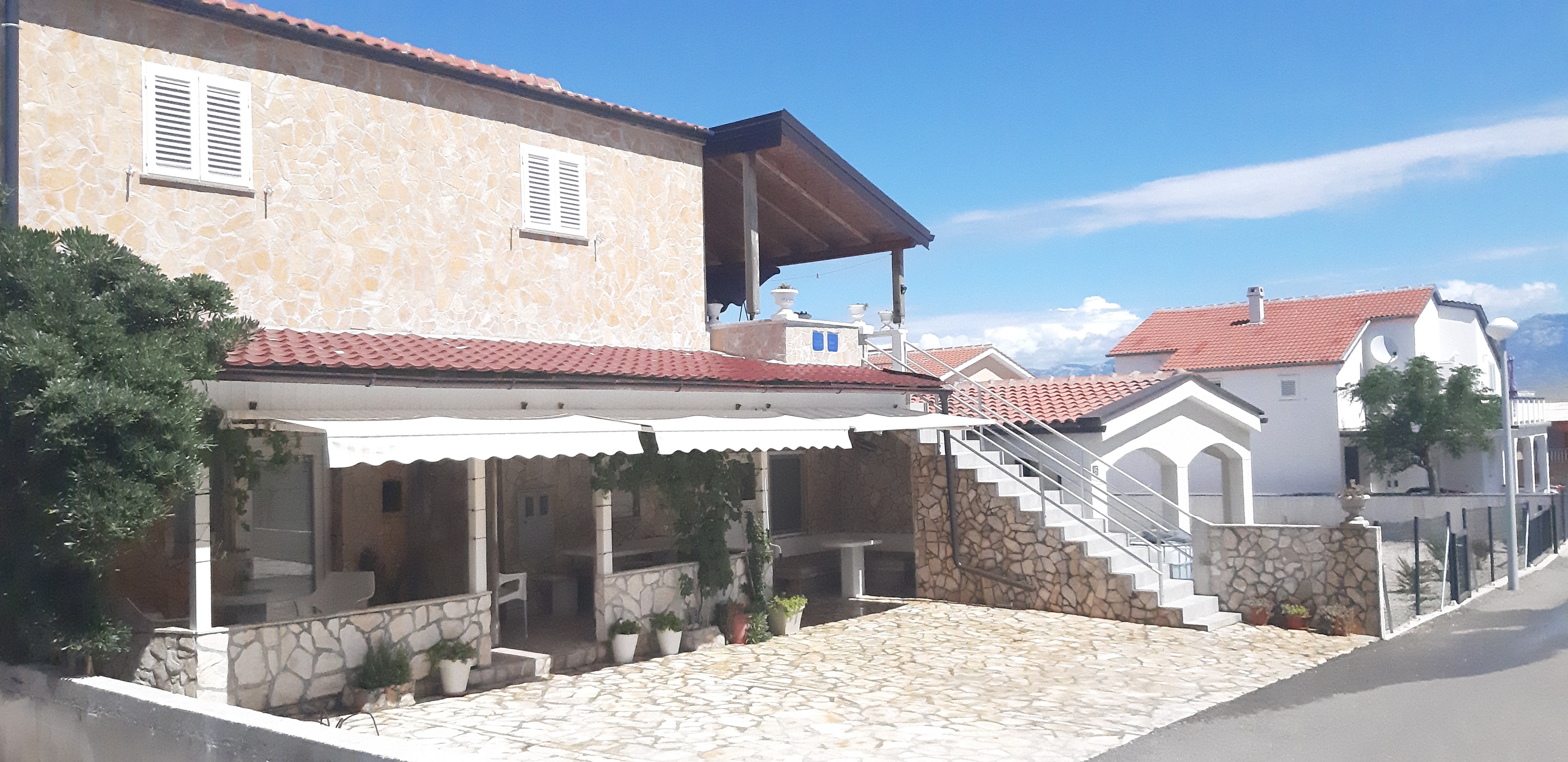 Studio flat with terrace Vir (AS-18451-a)