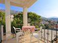 Shared terrace 2 Mali Rat, Shared terrace 2 in the studio-apartment, with a sea view and WiFi.