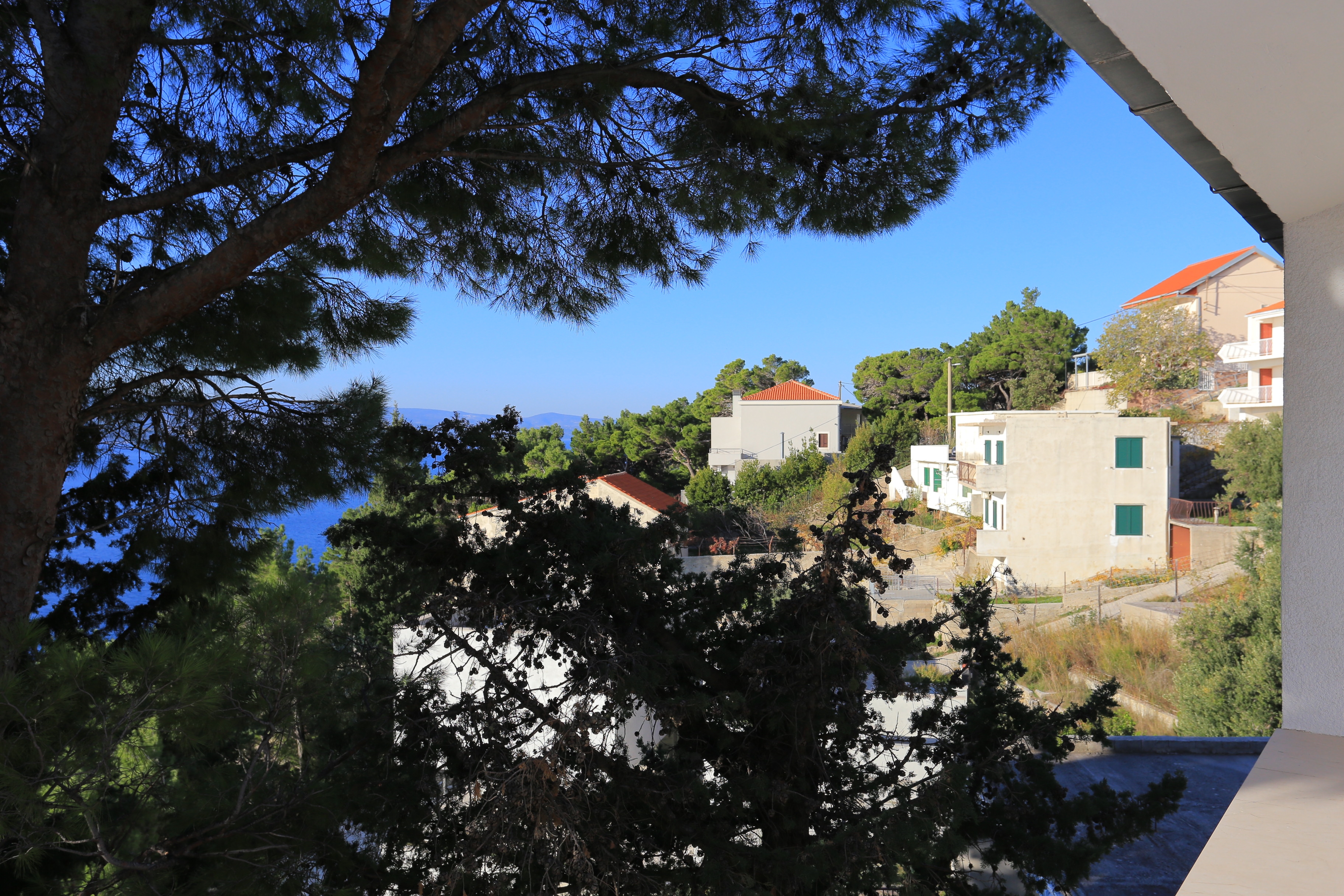 One bedroom apartment with balcony and sea view Marušići, Omiš  A-b