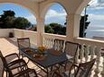 Zavalatica, Terrasse dans l’hébergement en type apartment, avec la vue sur la mer et WiFi.