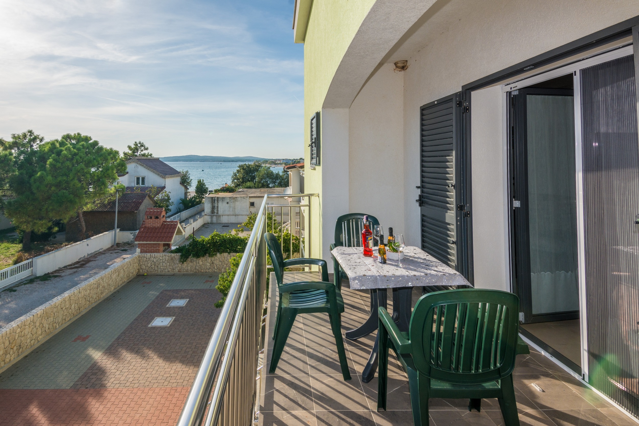 One bedroom apartment with balcony and sea view Vir  A-c