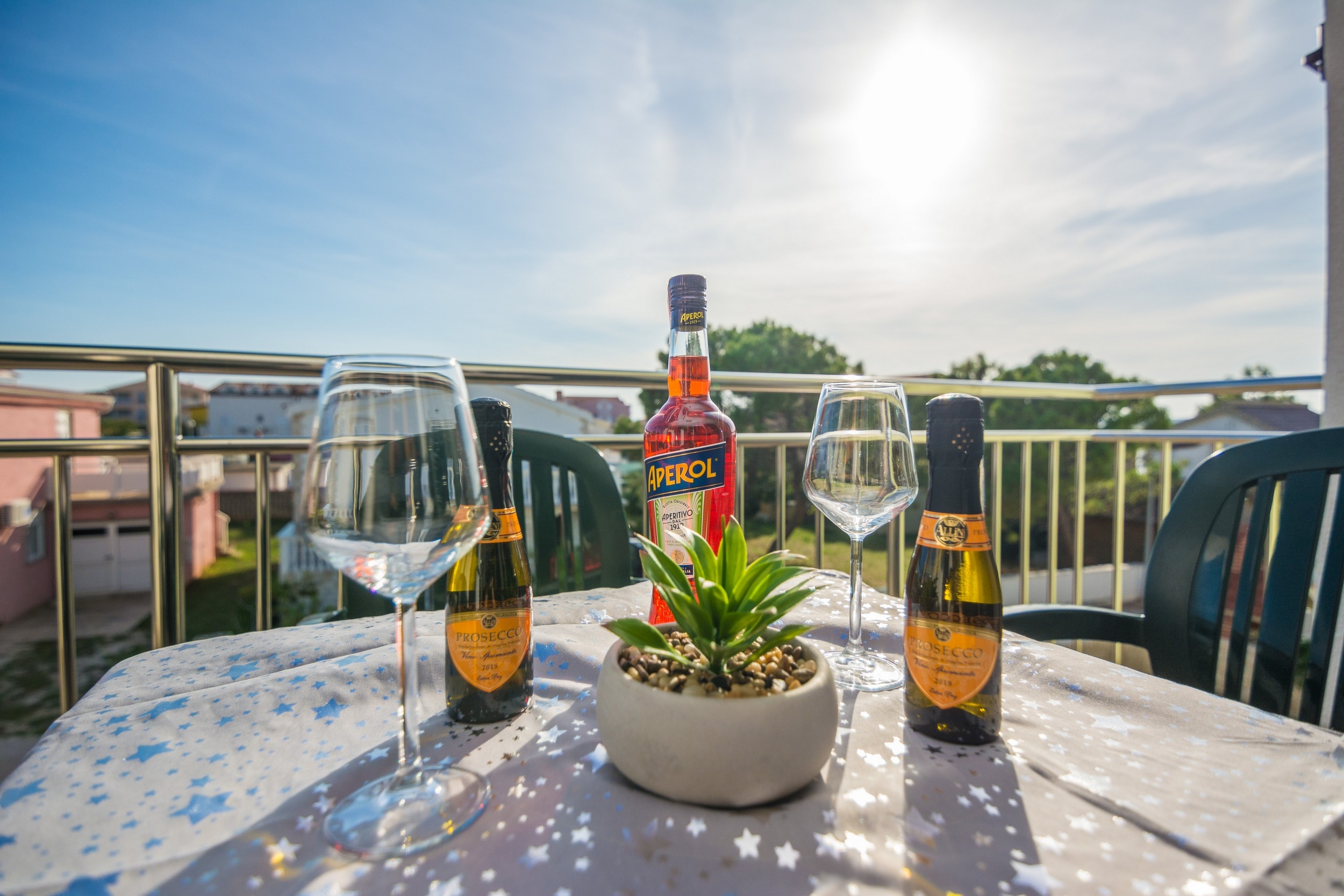 One bedroom apartment with balcony and sea view Vir (A-18515-c)