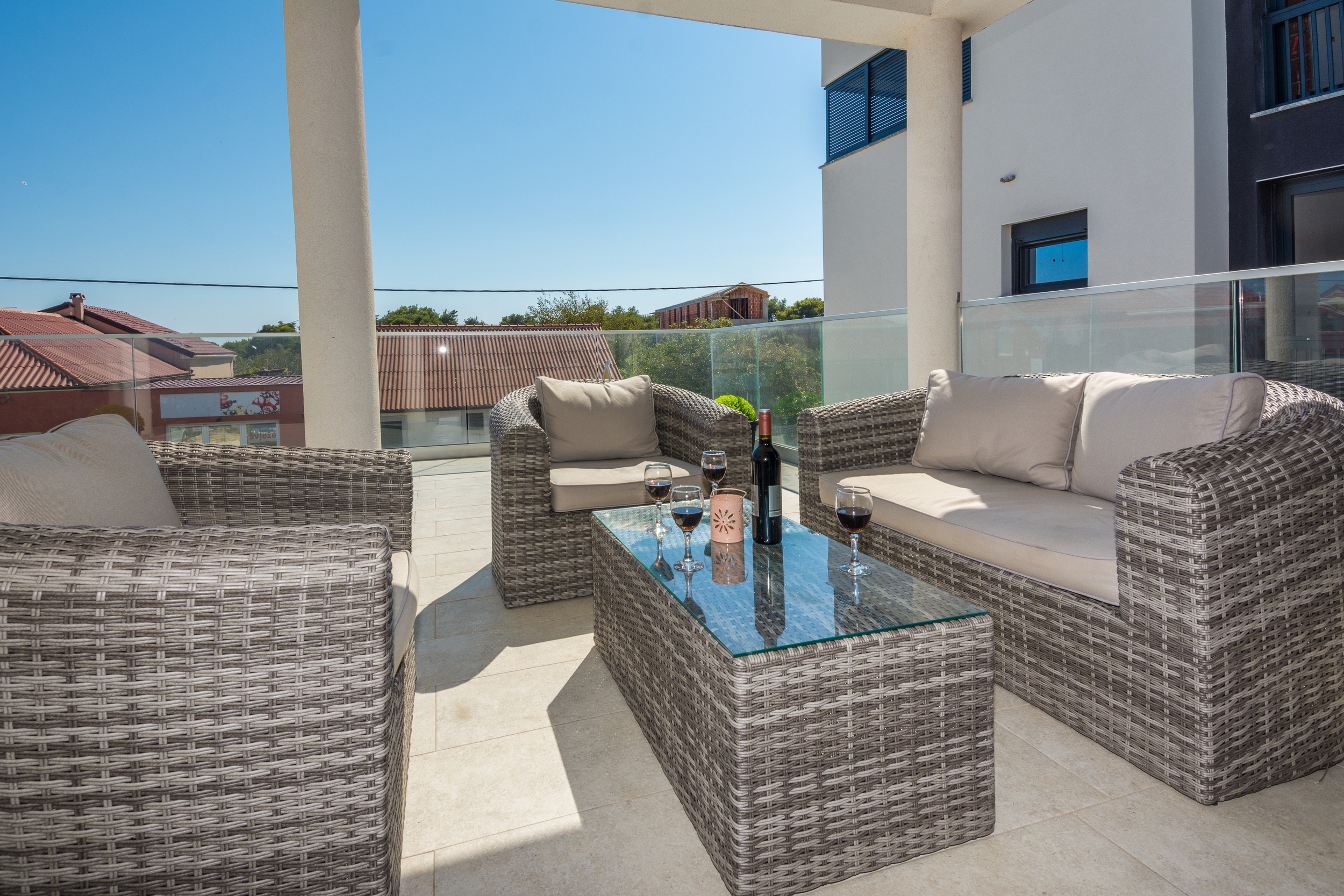 Two bedroom apartment with terrace Vir (A-18520-a) Two bedroom apartment with terrace Vir (A-18520-a)