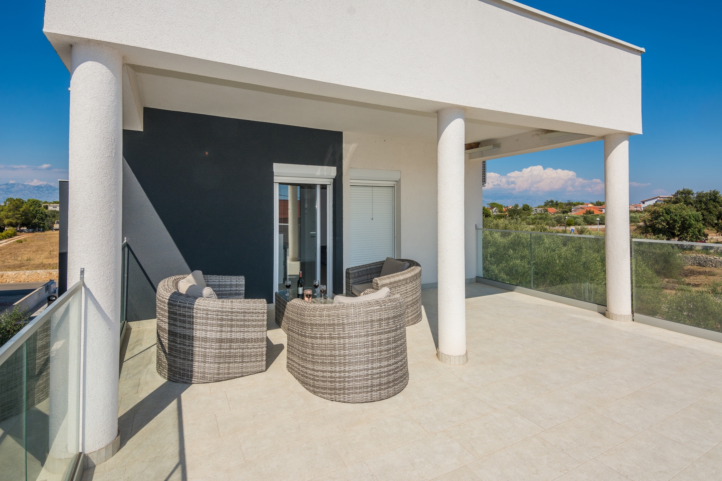 Two bedroom apartment with terrace Vir  A-a