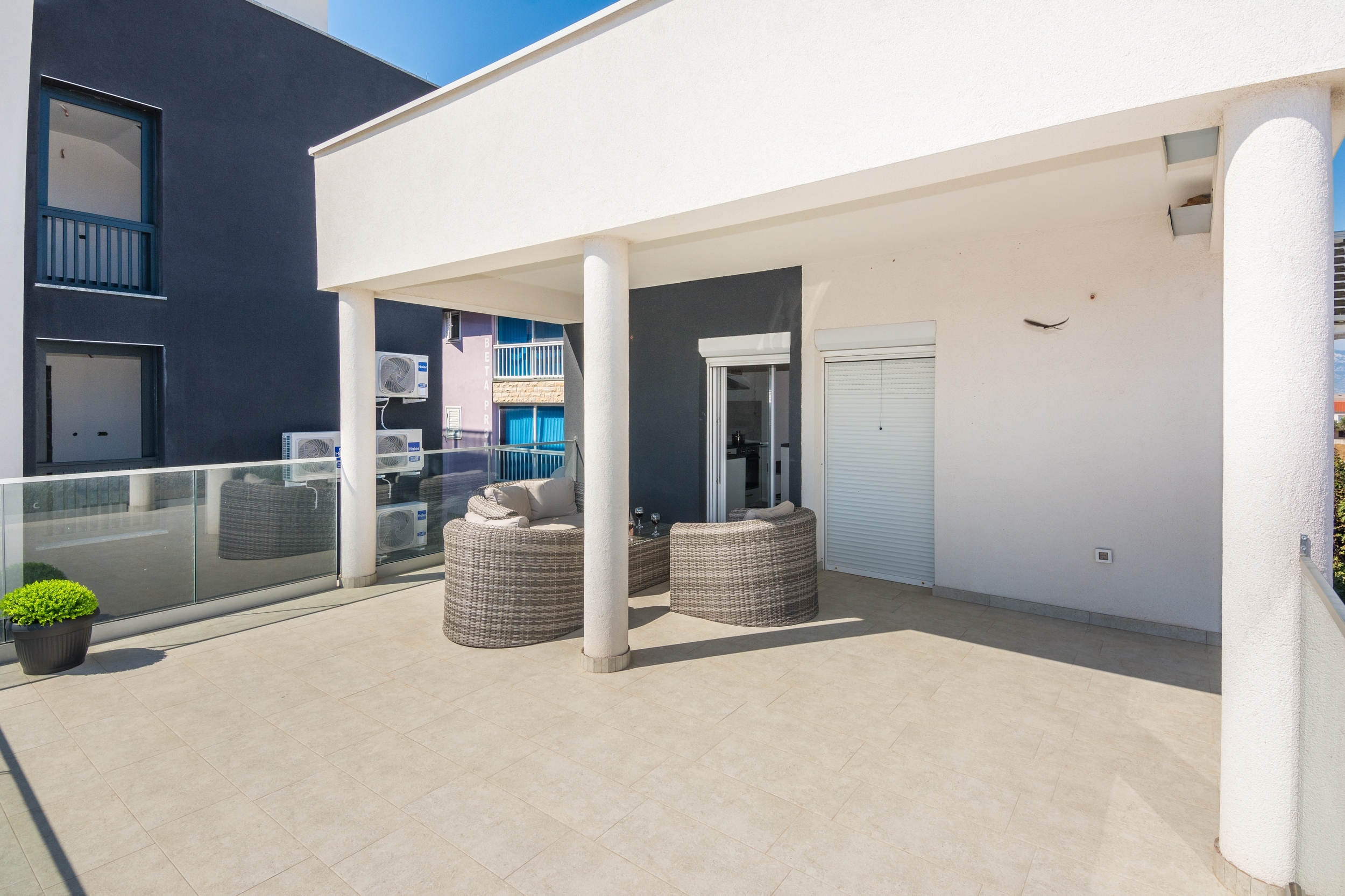 Two bedroom apartment with terrace Vir  A-a