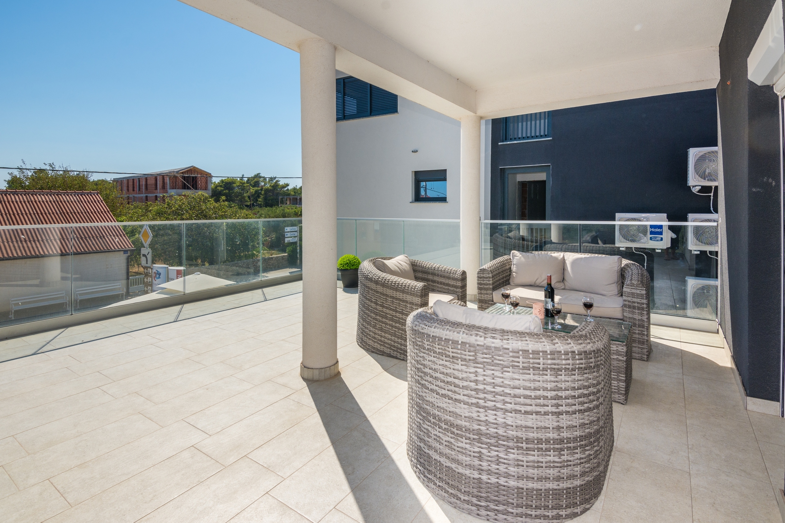 Two bedroom apartment with terrace Vir  A-a