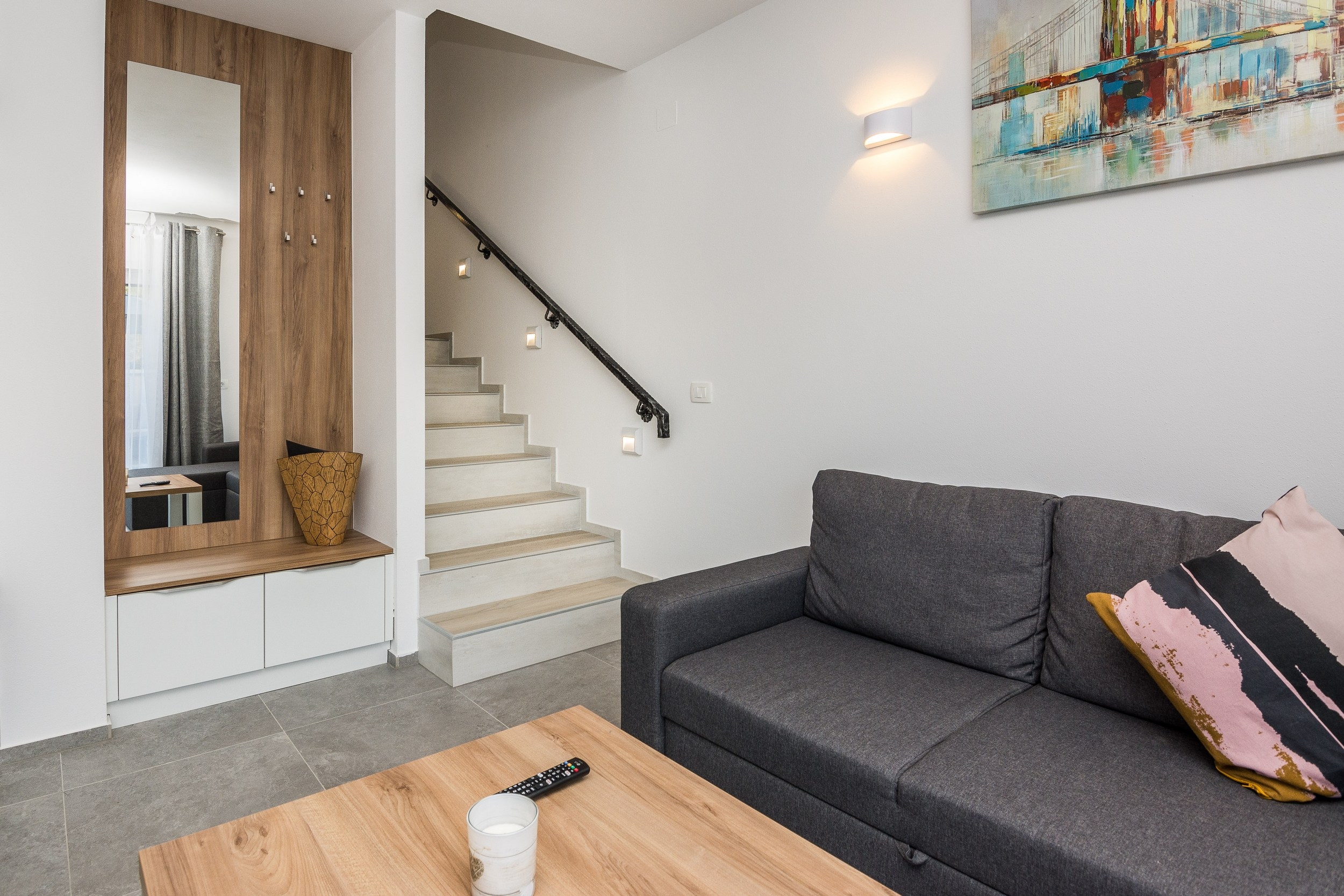 Two bedroom apartment with terrace Vir  A-c