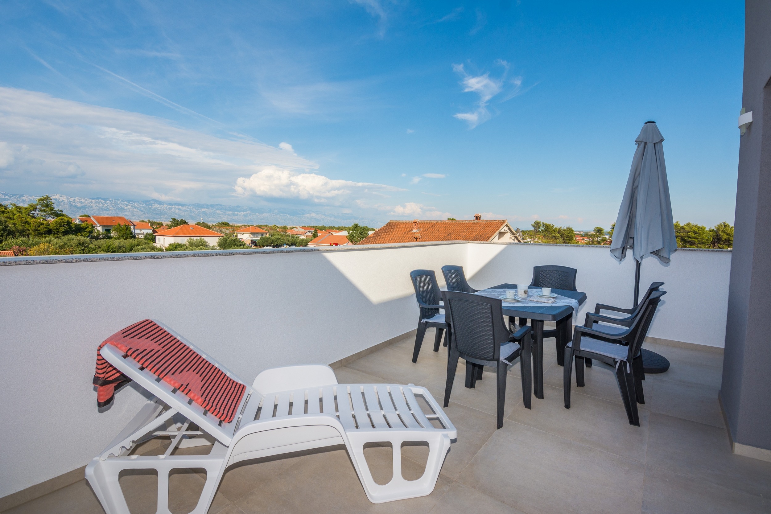 Two bedroom apartment with terrace Vir  A-c