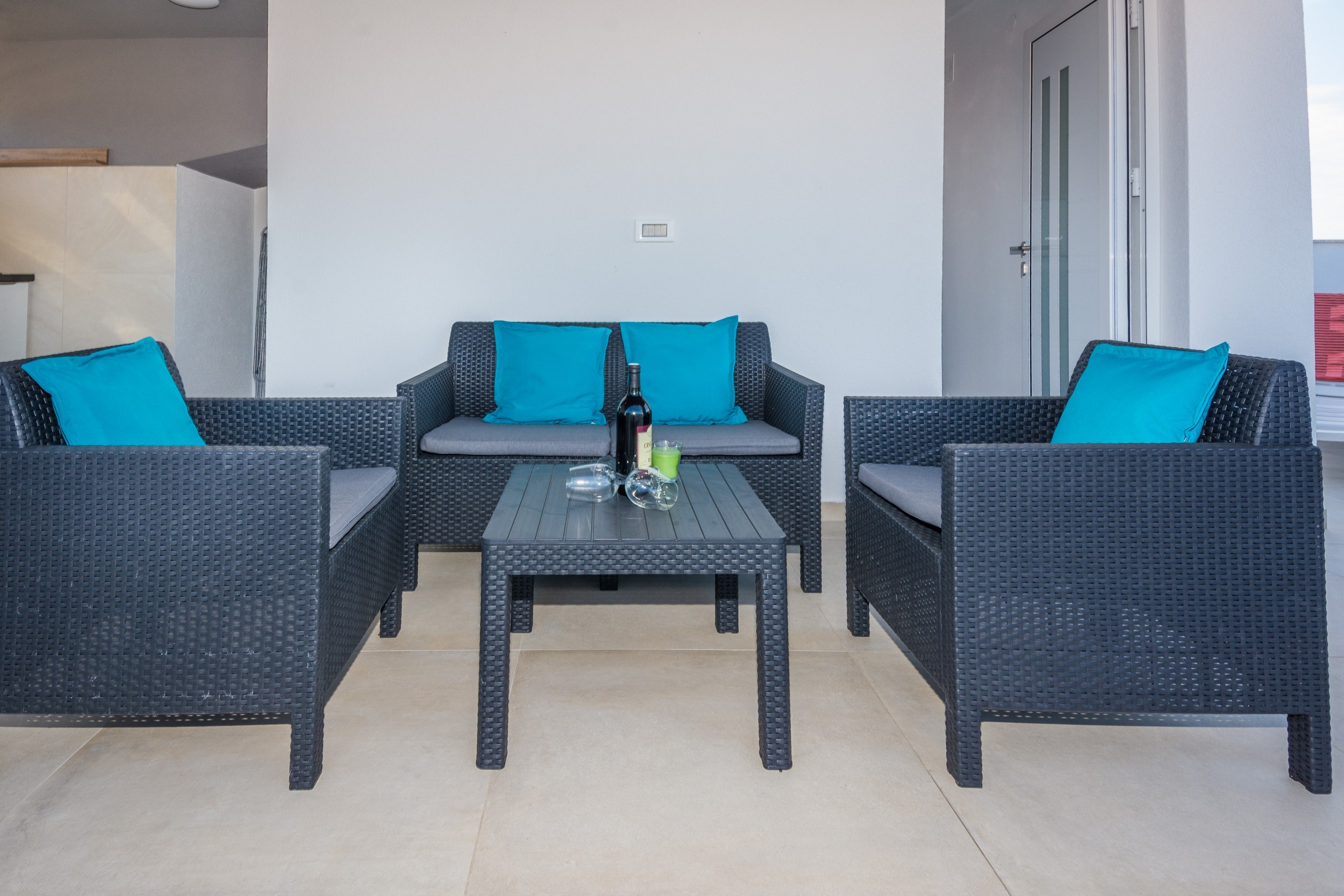 Two bedroom apartment with terrace Vir  A-c