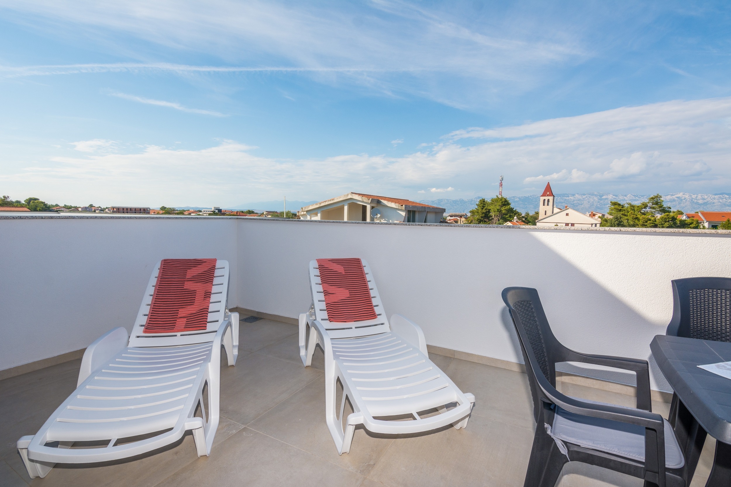 Two bedroom apartment with terrace Vir  A-c