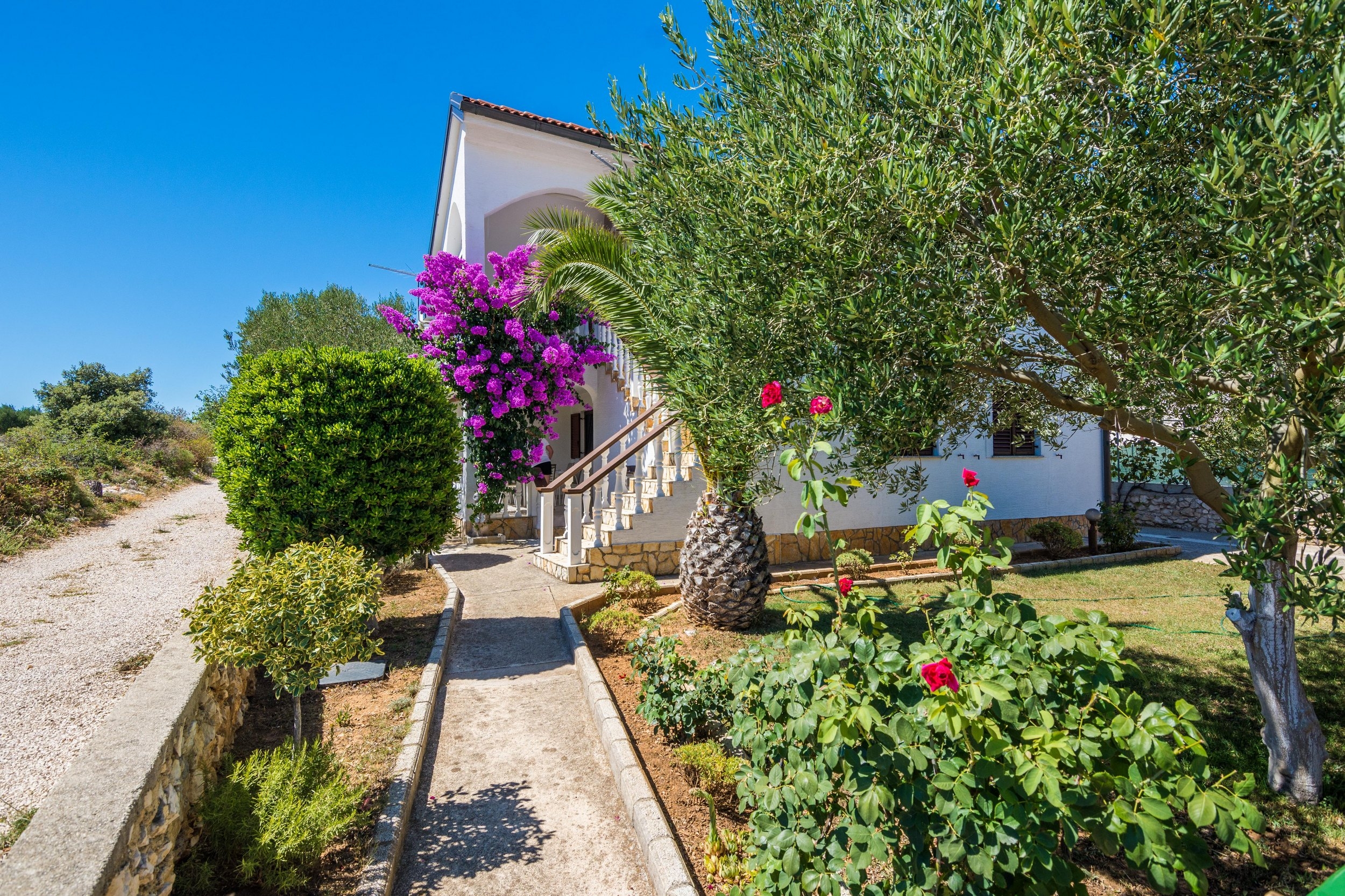 Two bedroom apartment with terrace Vir (A-18527-a)