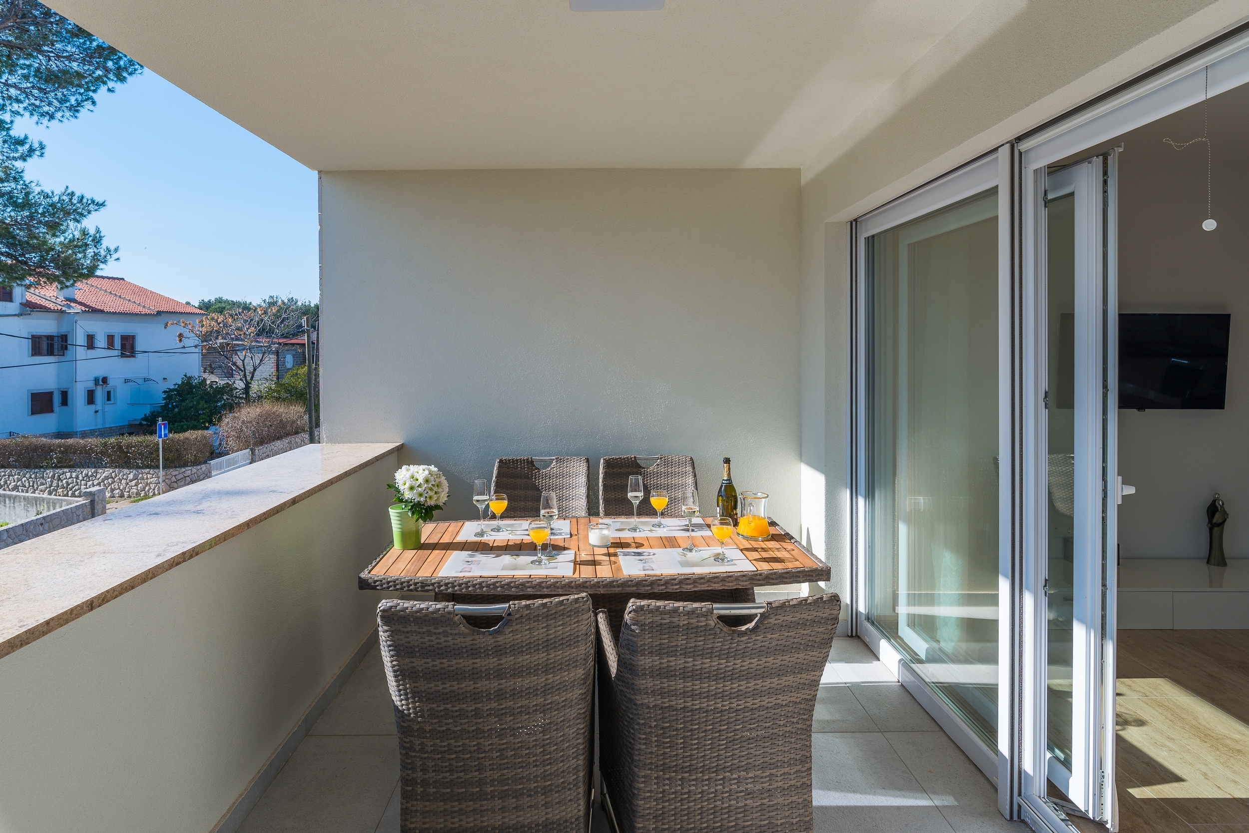 Two bedroom apartment with terrace Vir  A-a