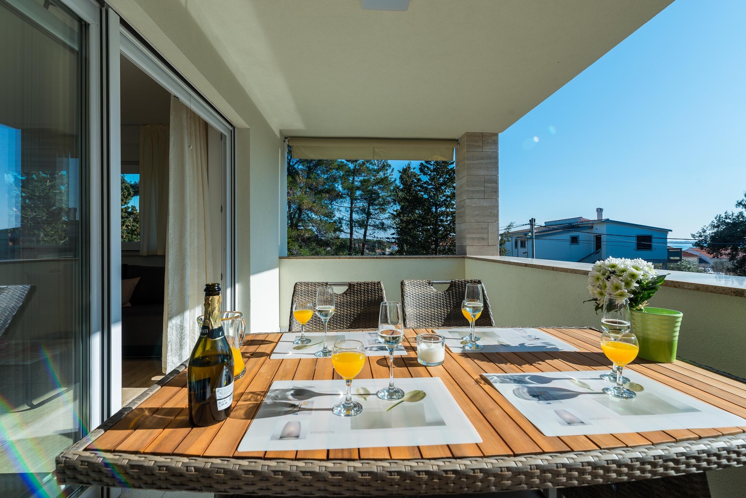 Two bedroom apartment with terrace Vir  A-a