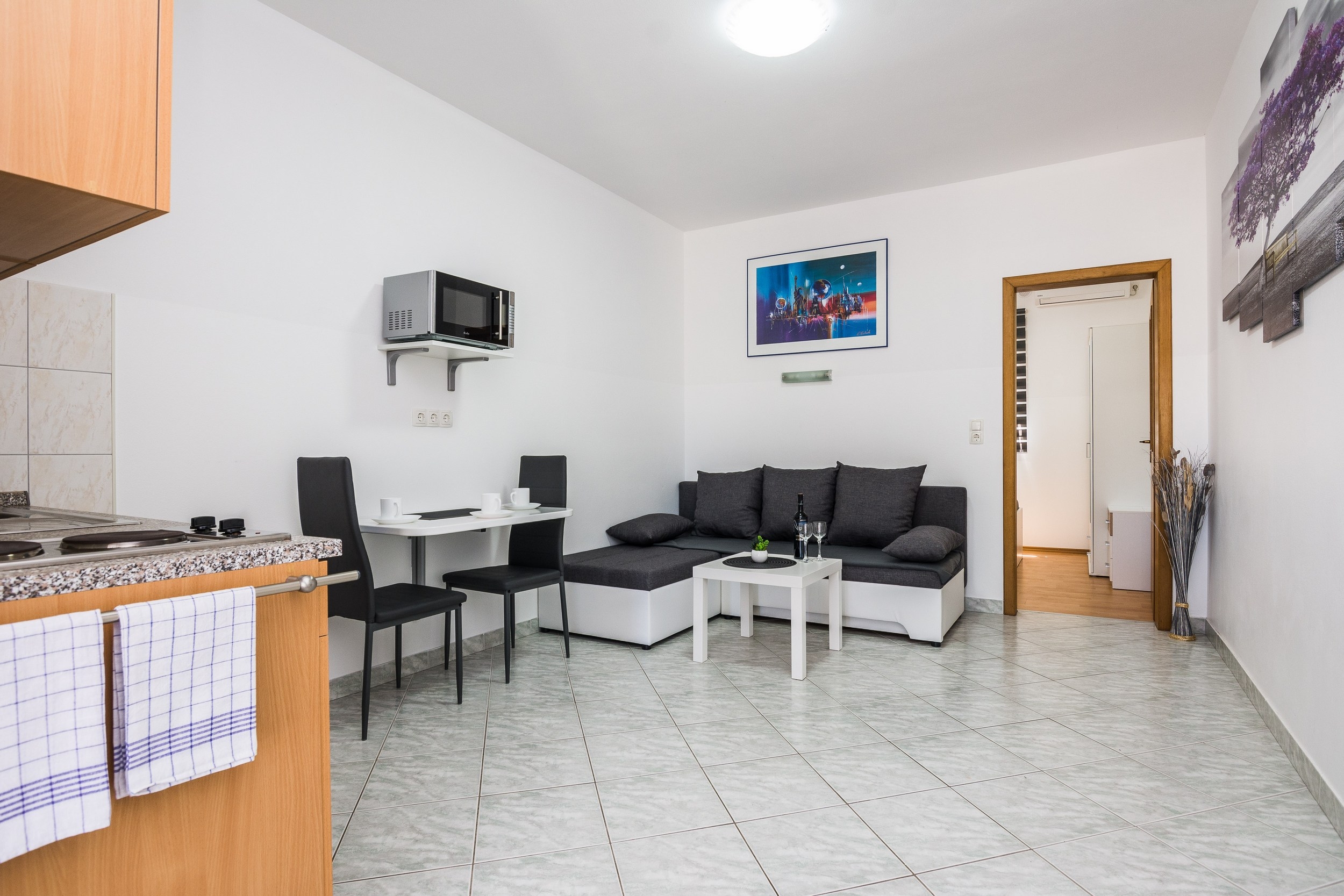 One bedroom apartment with terrace Vir (A-18540-a)