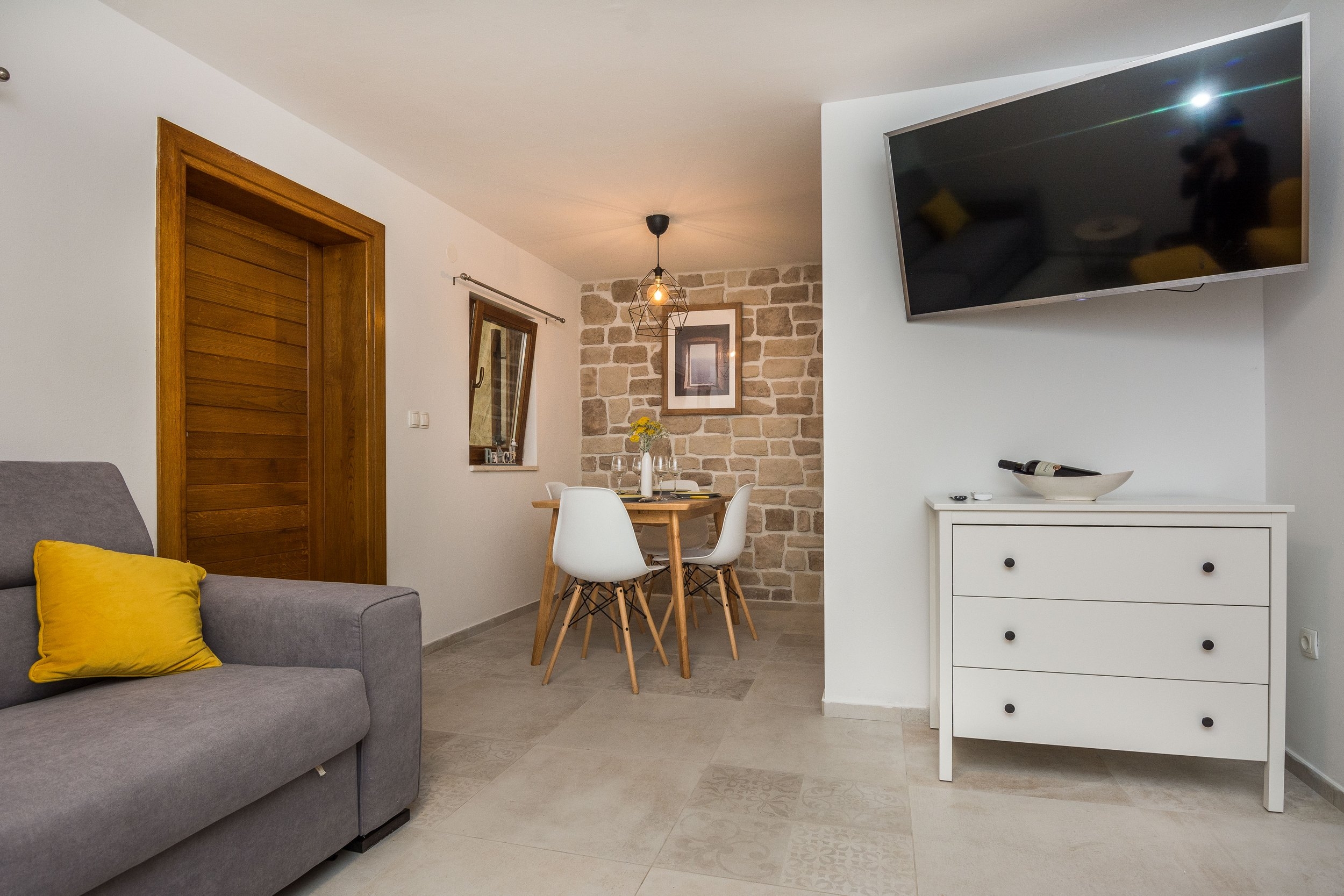 One bedroom apartment with terrace Vir (A-18544-a)