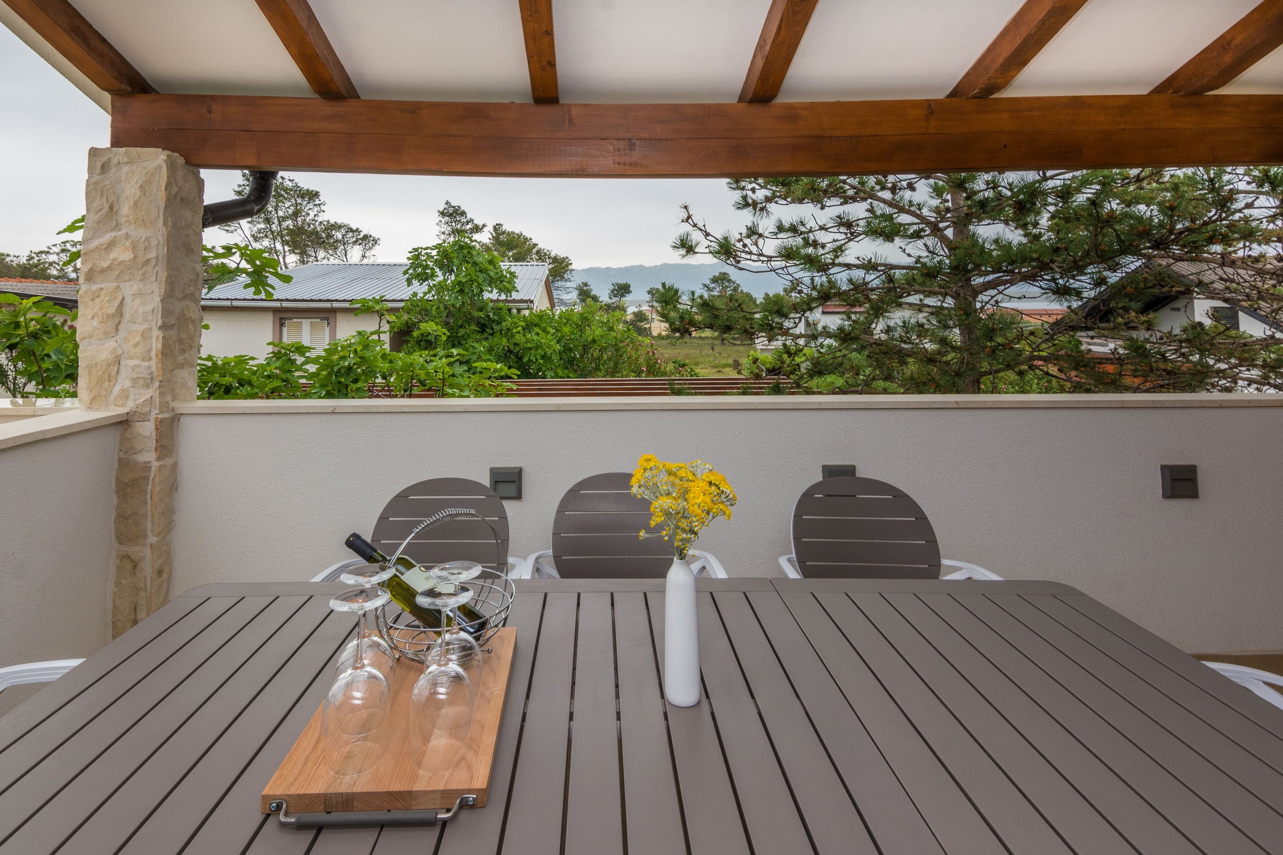 Two bedroom apartment with terrace Vir  A-b