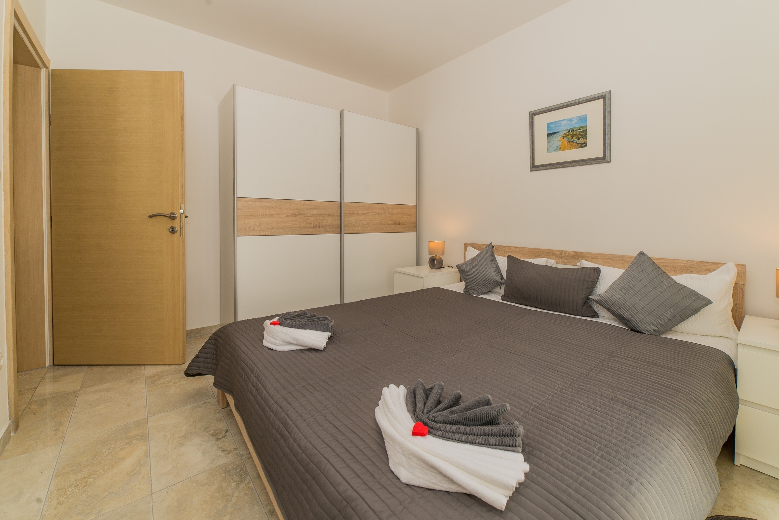 Two bedroom apartment with balcony Vir  A-a