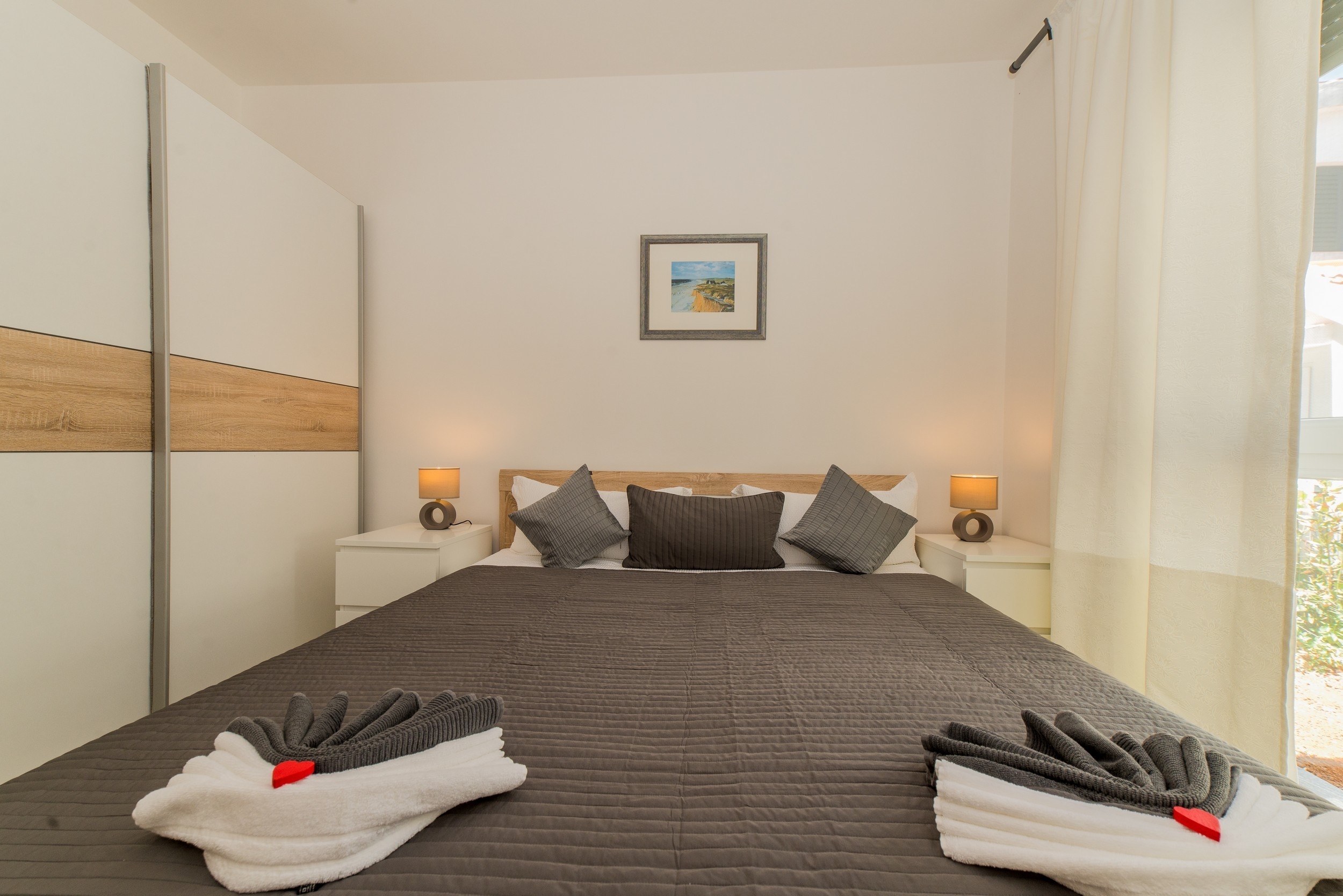 Two bedroom apartment with balcony Vir  A-a