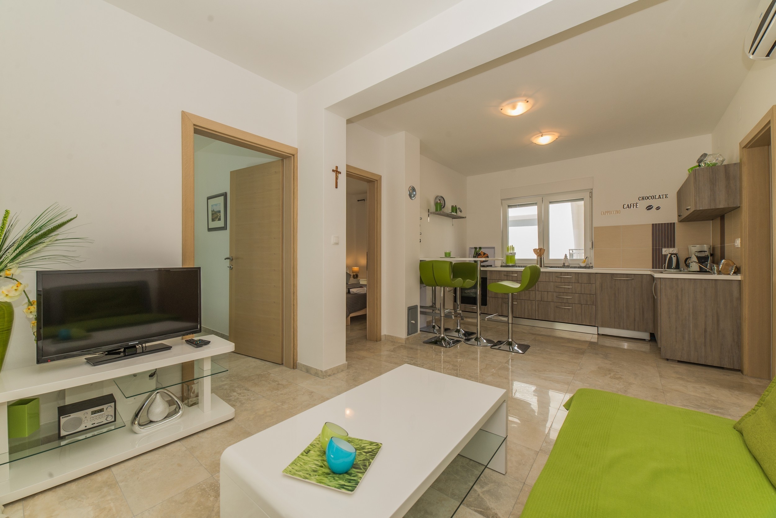 Two bedroom apartment with balcony Vir (A-18550-a)