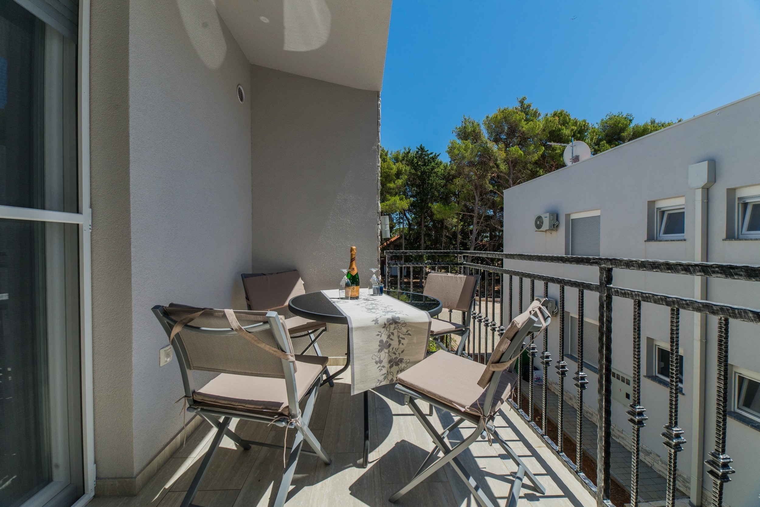 Two bedroom apartment with balcony Vir  A-b