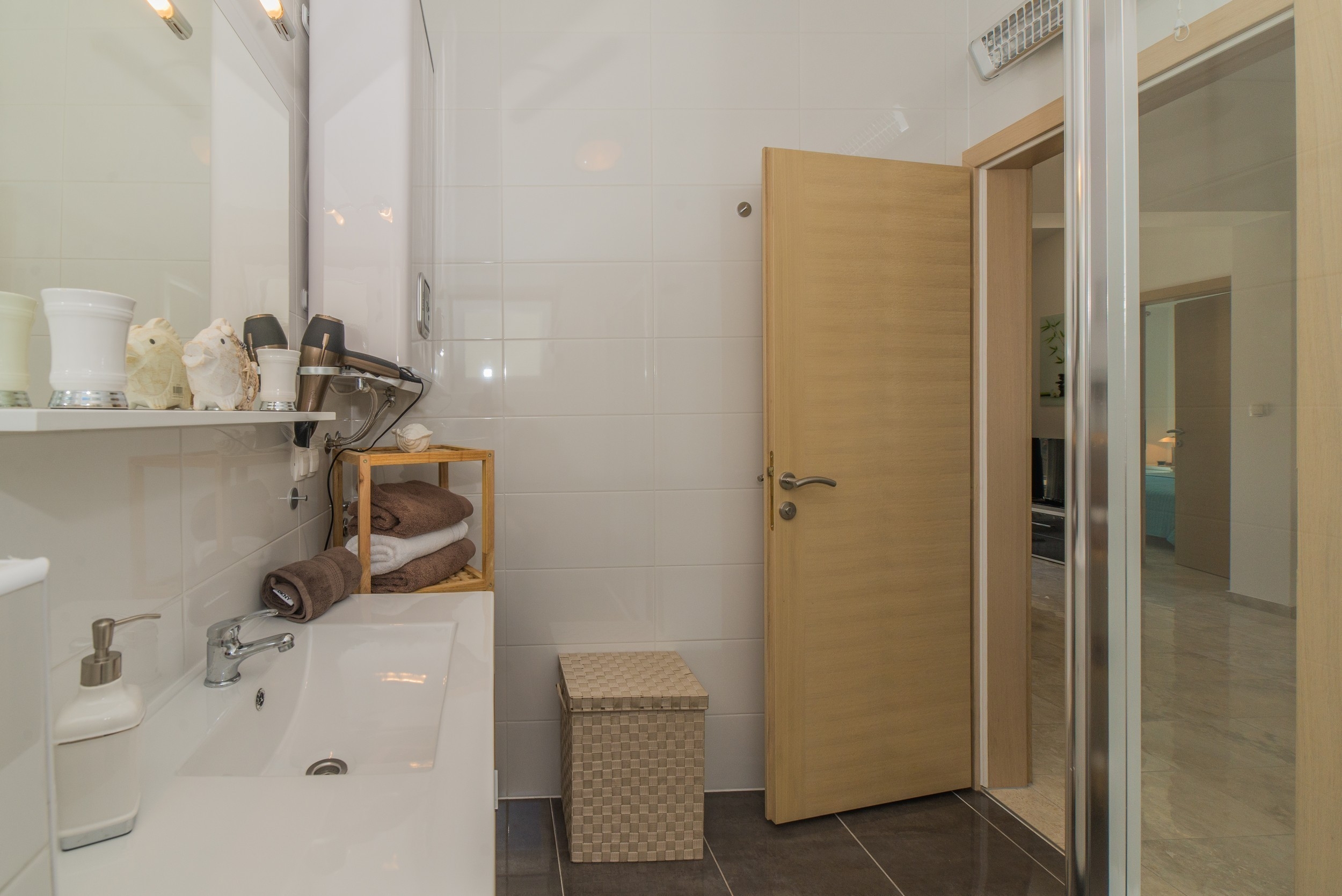 Two bedroom apartment with balcony Vir  A-b