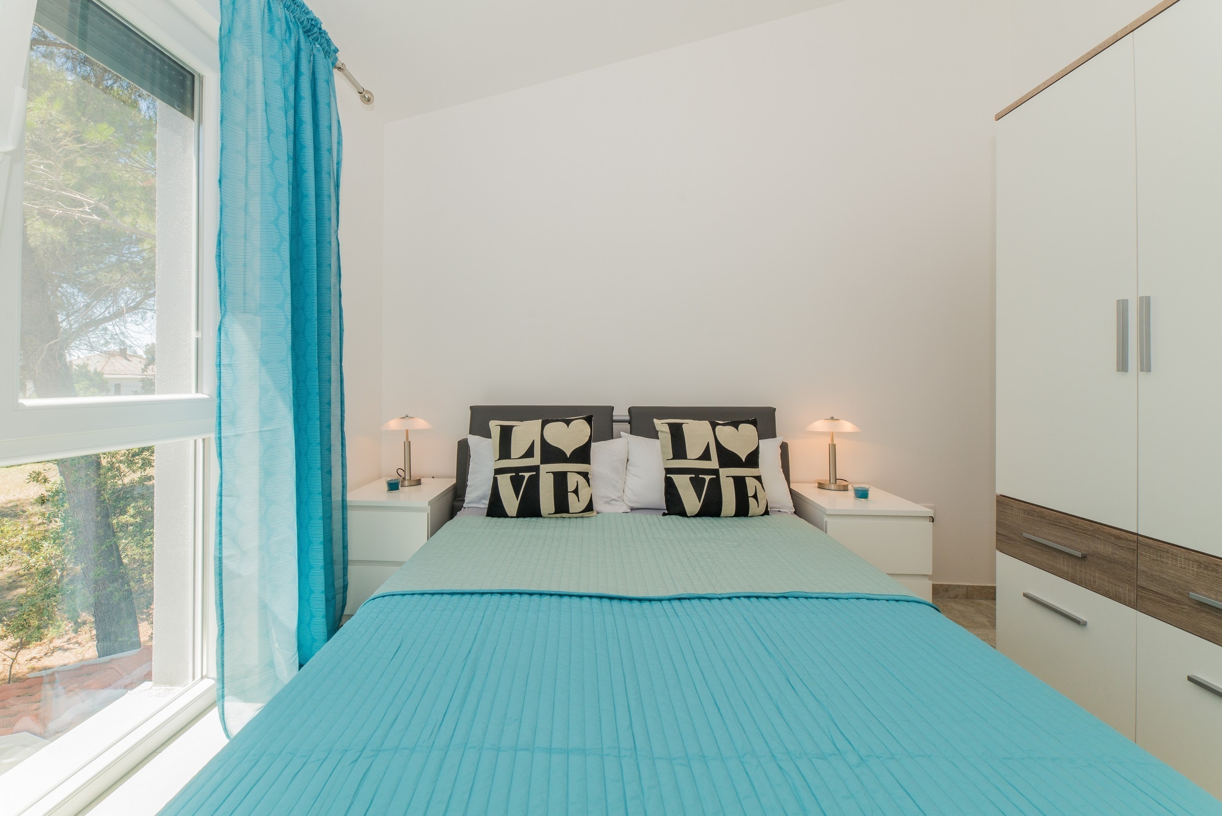 Two bedroom apartment with balcony Vir  A-b