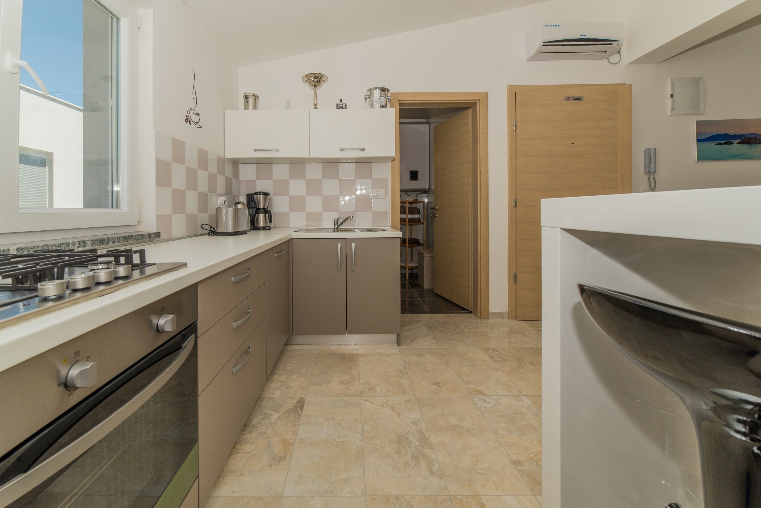 Two bedroom apartment with balcony Vir  A-b