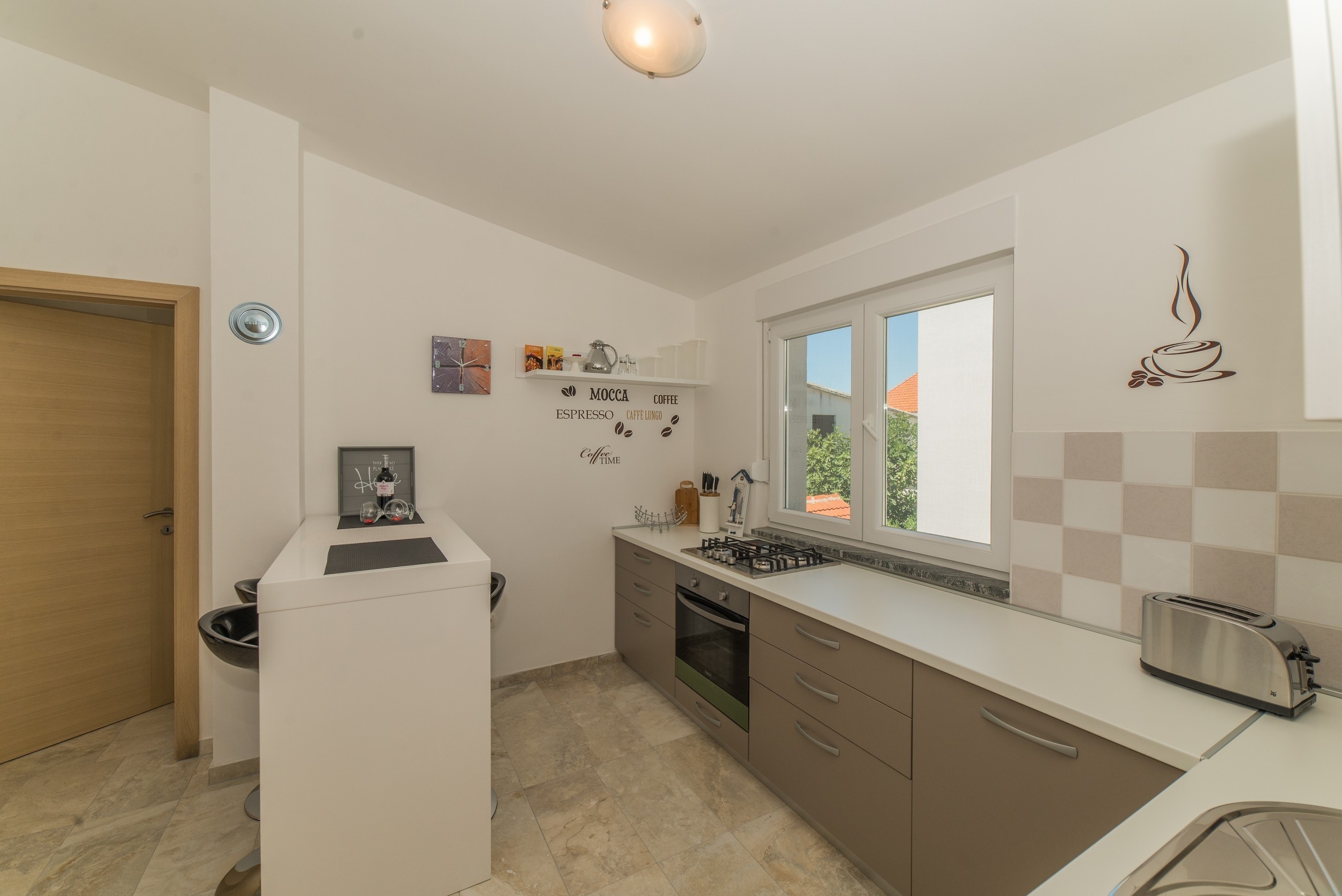Two bedroom apartment with balcony Vir  A-b