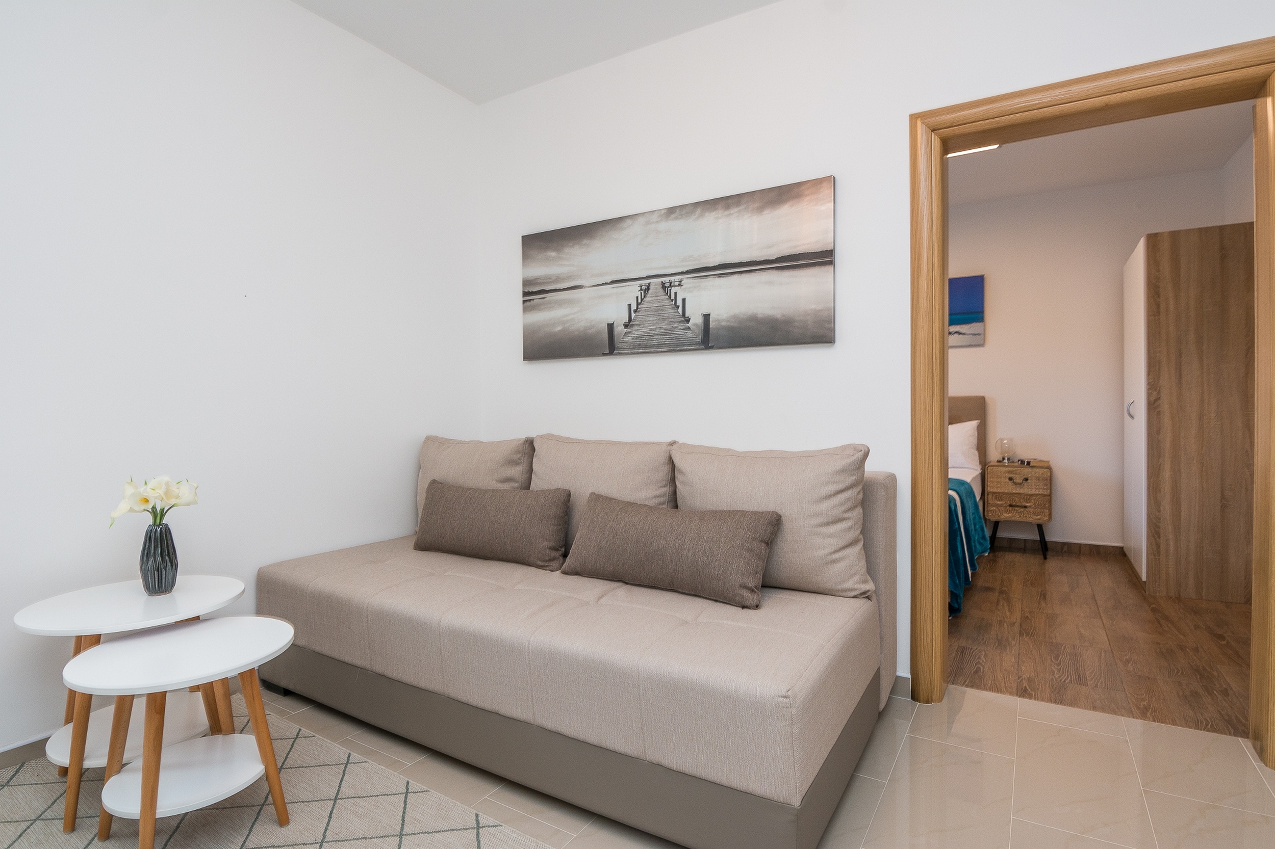 One bedroom apartment with terrace Vir (A-18557-a)