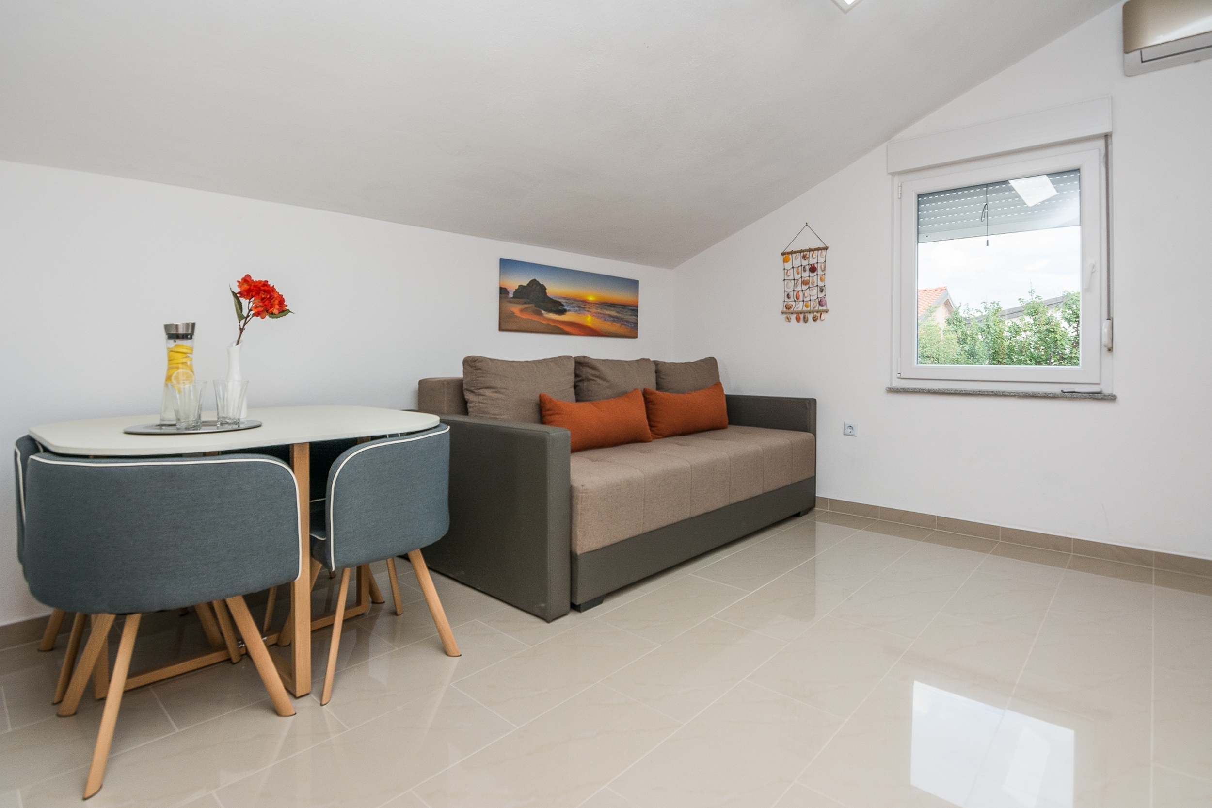 One bedroom apartment with balcony Vir (A-18557-c)